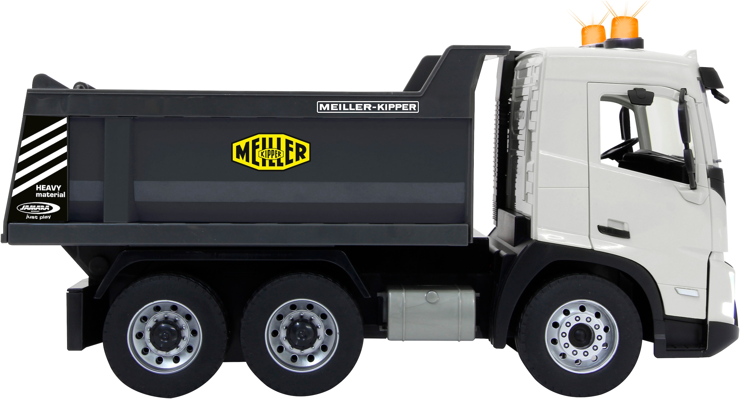 Jamara RC-Auto »Muldenkipper Volvo FMX Meiller 2,4GHz«, mit LED Beleuchtung
