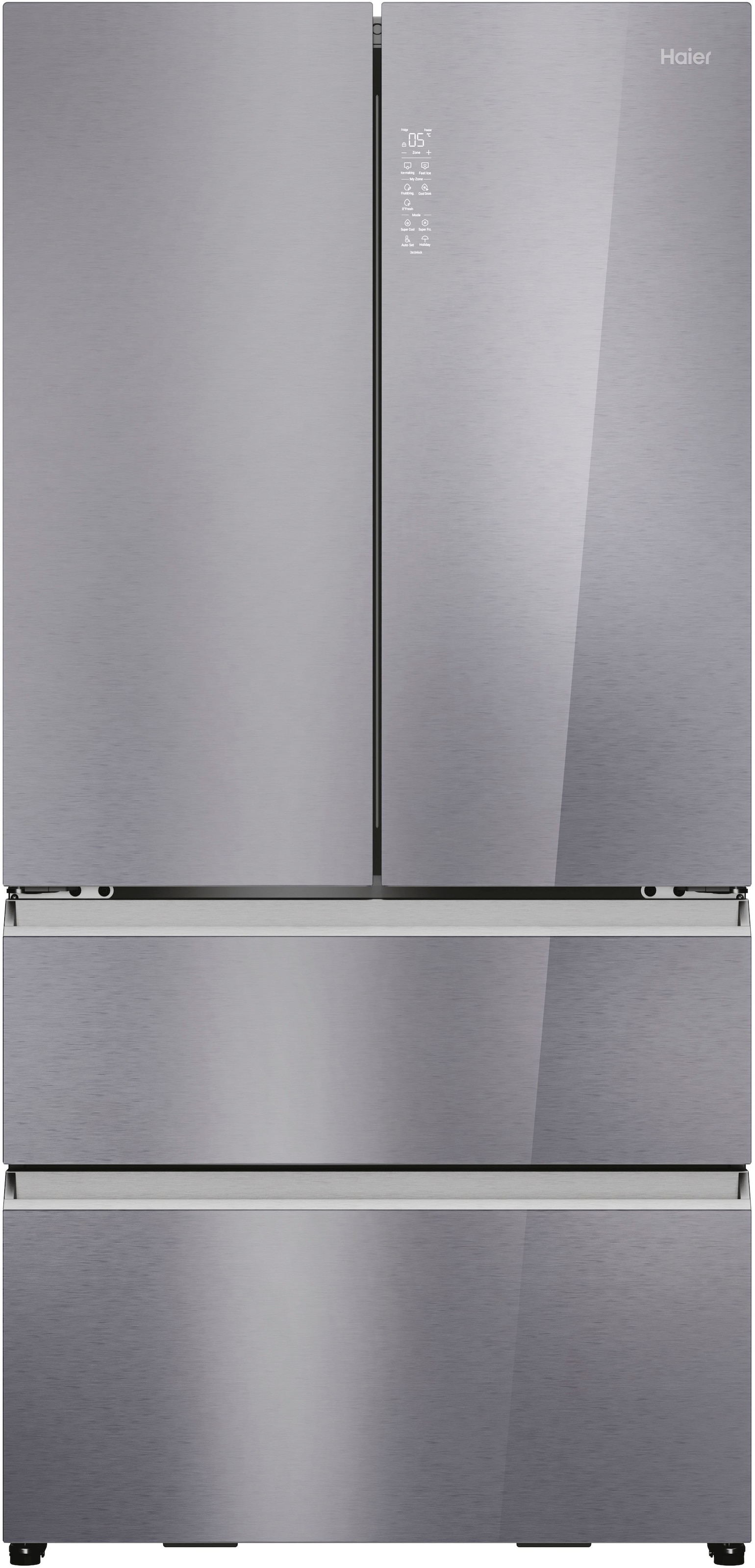 Haier French Door FD 90 SERIES 7 »HFR79F19EFGK«, 205 cm hoch, 60 cm breit, Eiswürfelbereiter mit Tank, HumidityZone