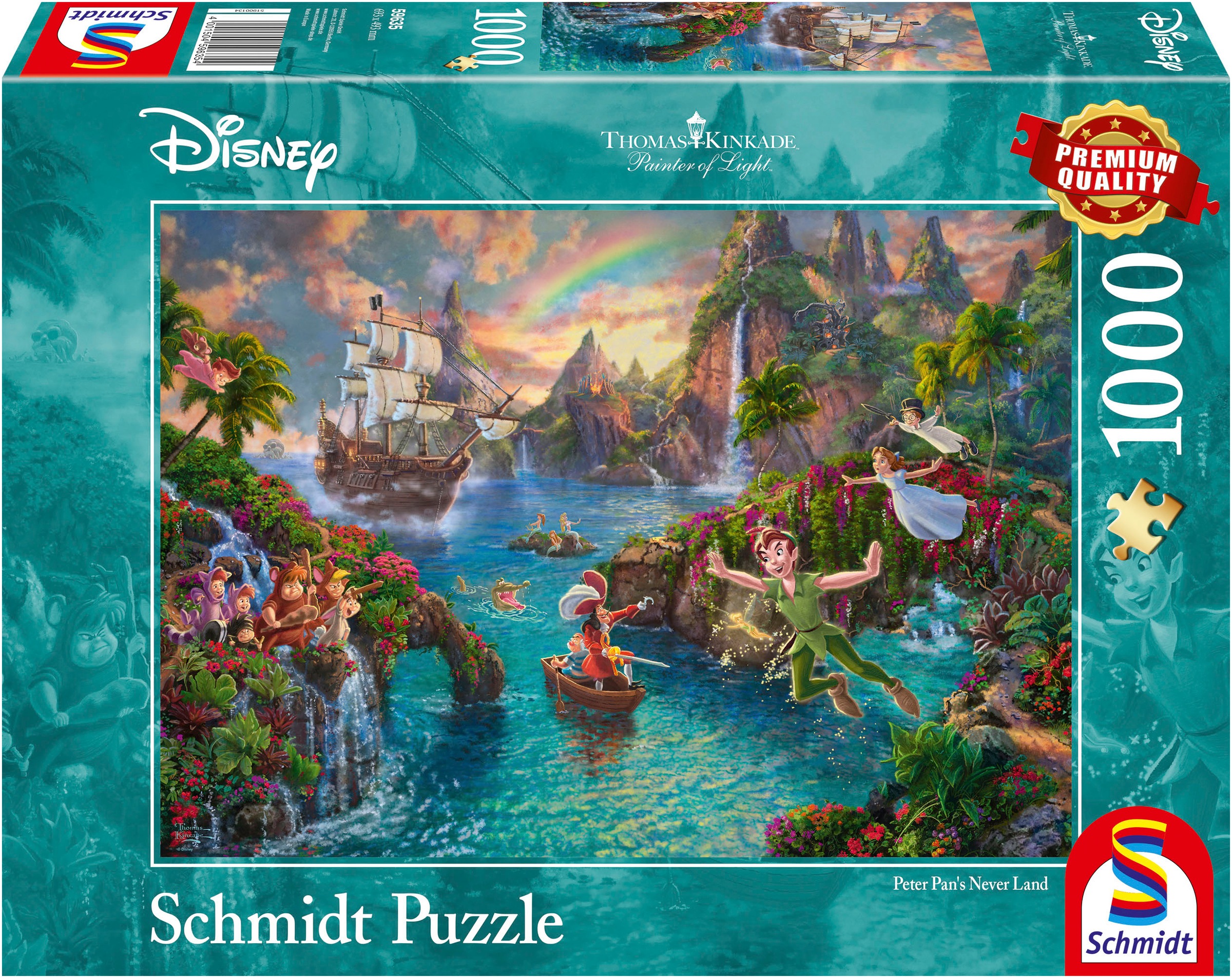 Puzzle »Disney, Peter Pan von Thomas Kinkade«, (1000 tlg.)