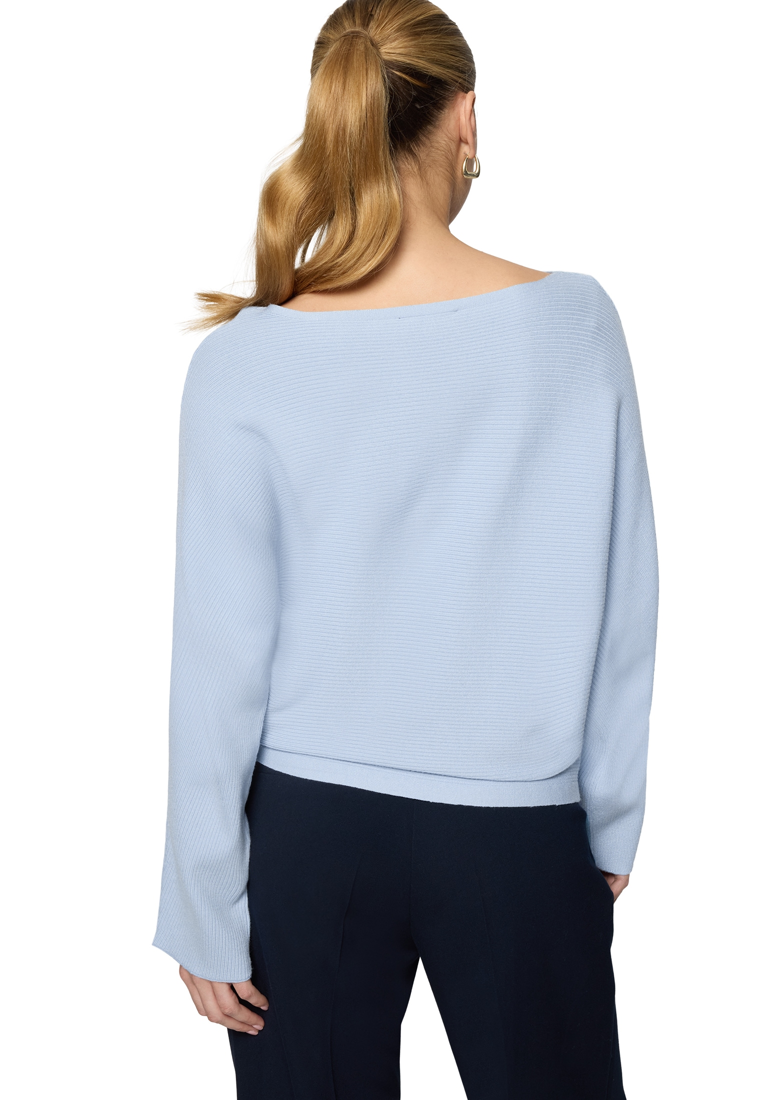 Zero Strickpullover »Strickpullover mit U-Bootausschnitt«