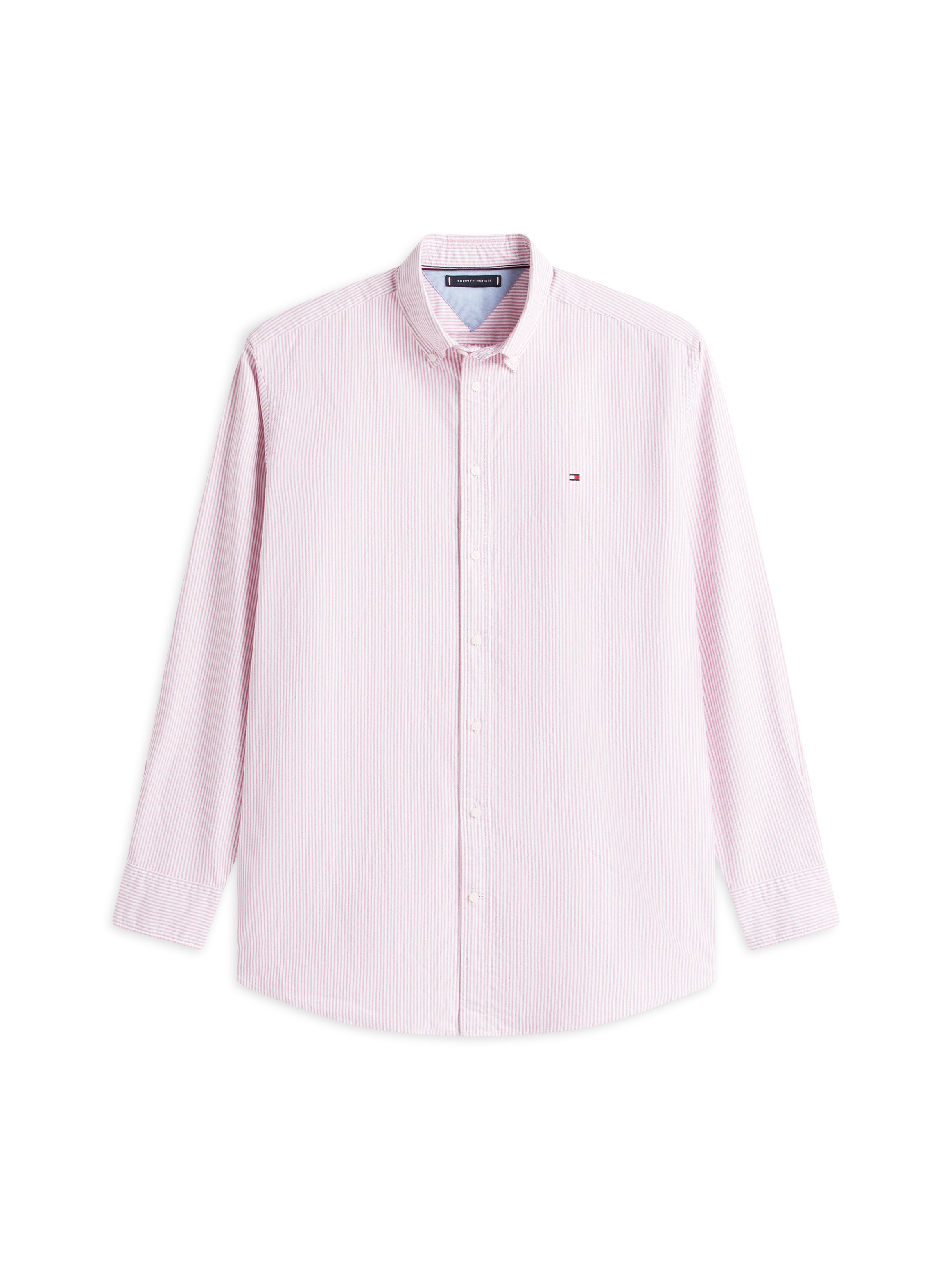 Tommy Hilfiger Big & Tall Langarmhemd »BT - HERITAGE OXFORD STRIPE« fein gestreift, Große Größen, regular fit, Button-down-Kragen