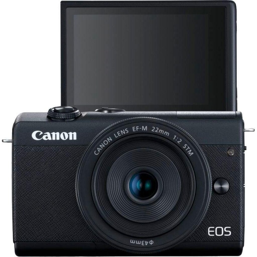 Canon Systemkamera »EOS M200 EFM 15-45mm + EFM 55-200«, EF-M 15-45mm f/3.5-6.3 IS STM, EB EF-M55-200mm
f/4.5-6.3 IS STM, 24,1 MP, Bluetooth-WLAN (Wi-Fi)