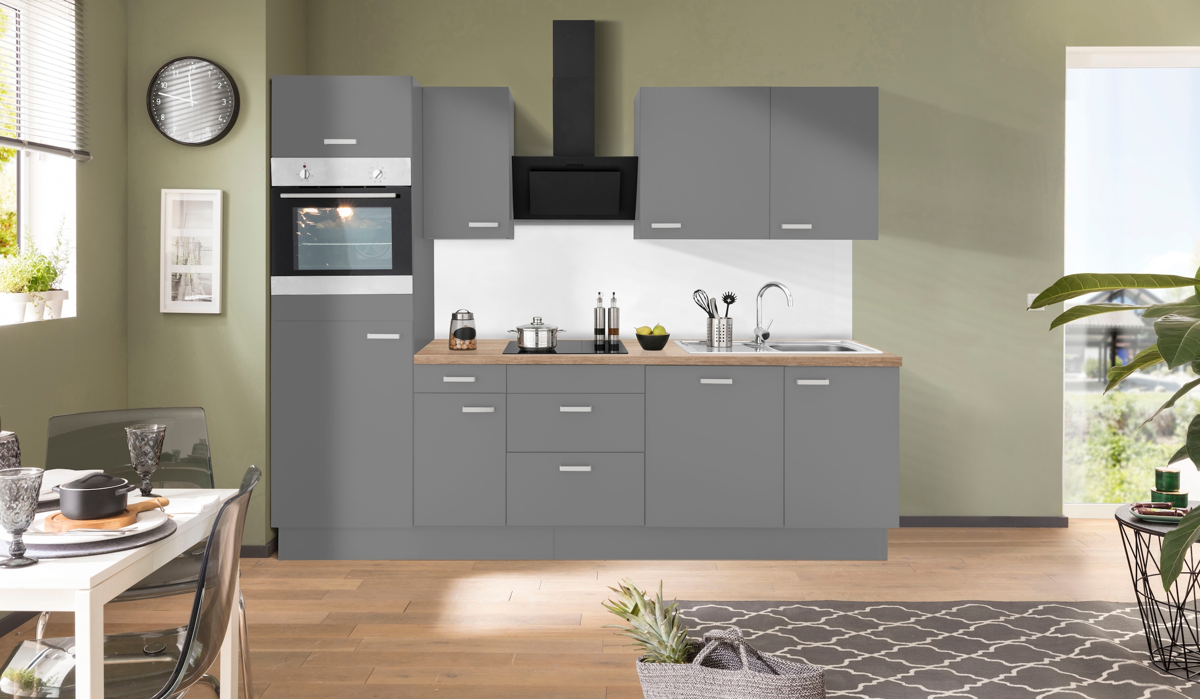 OPTIFIT Küchenzeile "Parma" ohne E-Geräte, Breite 270 cm