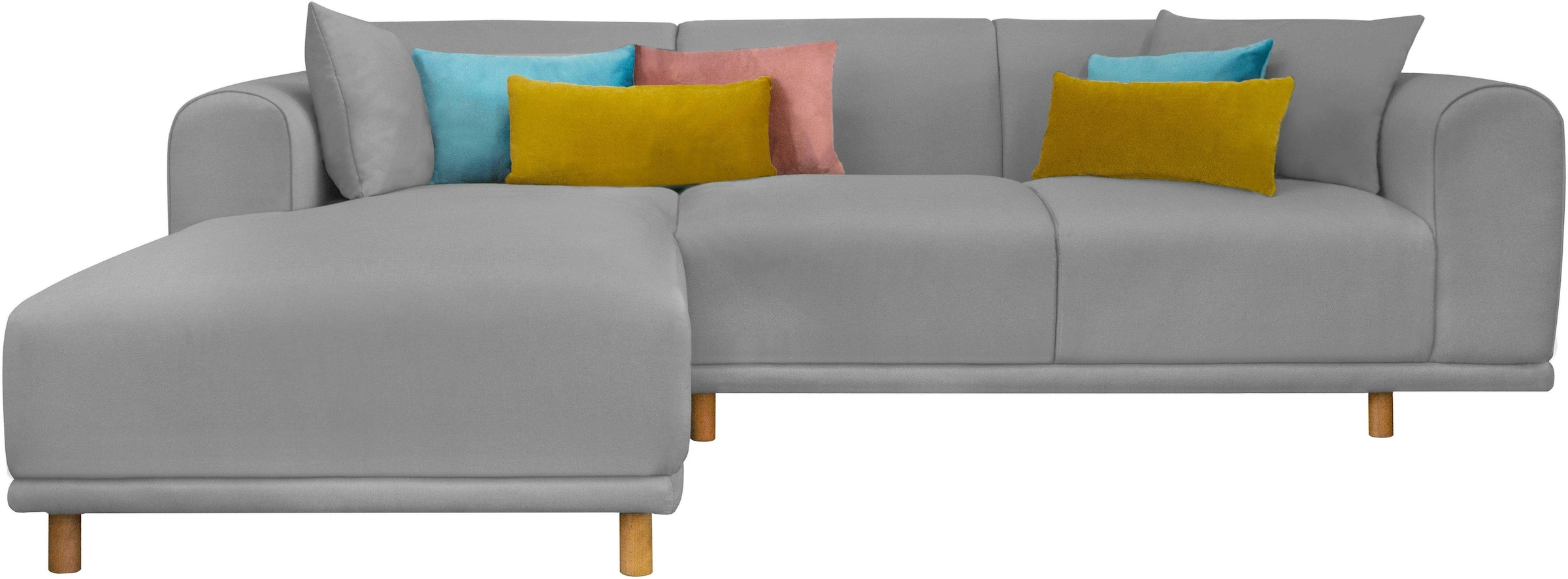 OTTO home Ecksofa »Maroon L-Form« in skandinavischem Design, mit losen Kissen