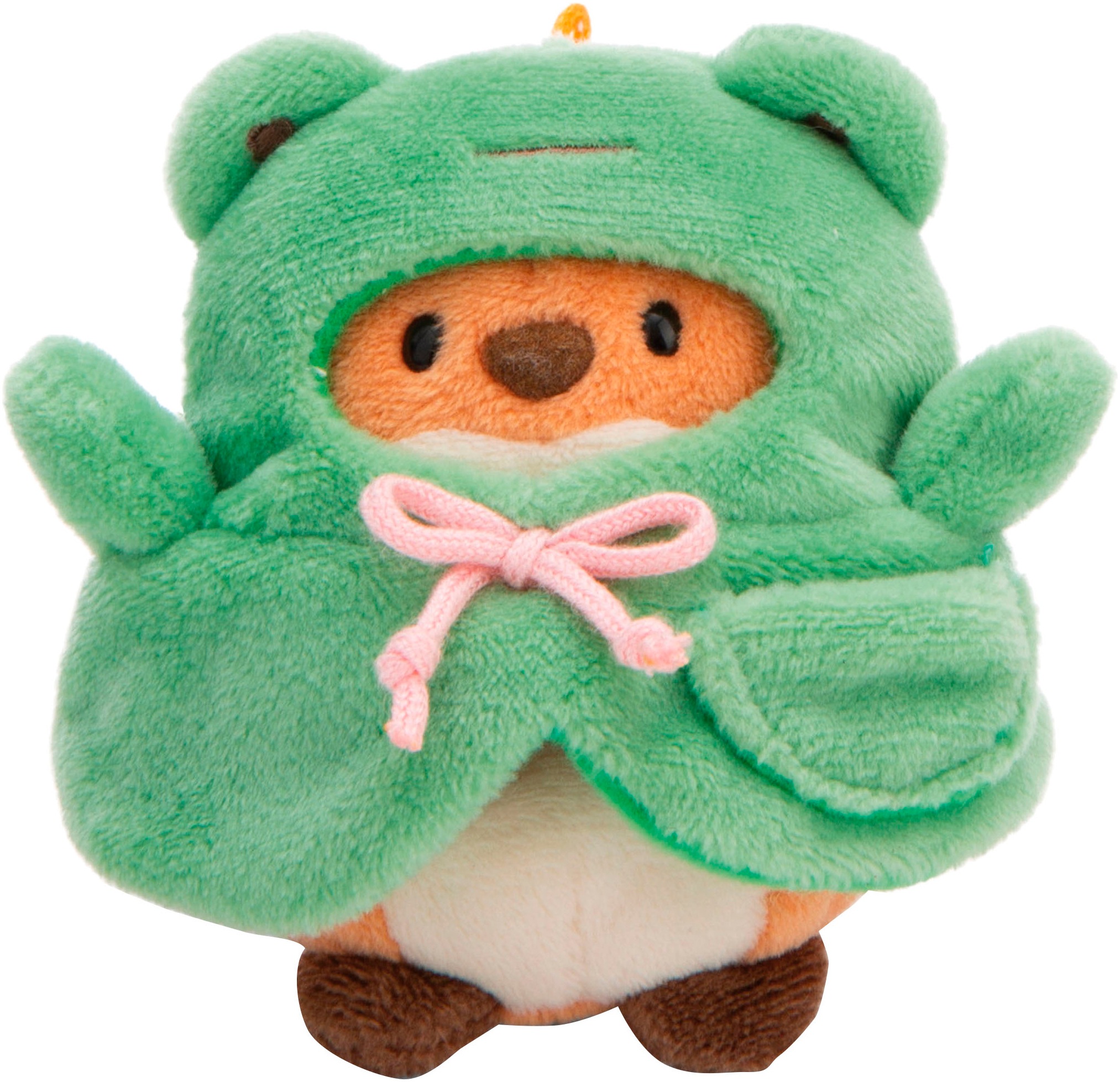 Nici Kuscheltier »mymochi, Fuchs Geeks, 8 cm«, mit Video Spiel und Froschkostüm, in Geschenkbox