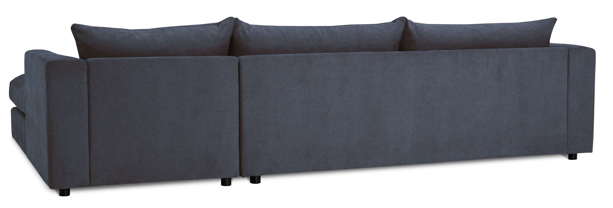 LeGer Home by Lena Gercke Ecksofa »Avelina«, (2 St.), Breite 297 cm, in Cord- und Chenille- Stoff, Rückenkissen mit Federn