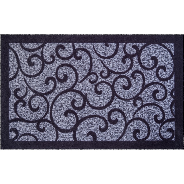 Grund Teppich »Grillo«, rechteckig, In- und Outdoor geeignet, verspieltes  Design, Teppich mit Bordüre