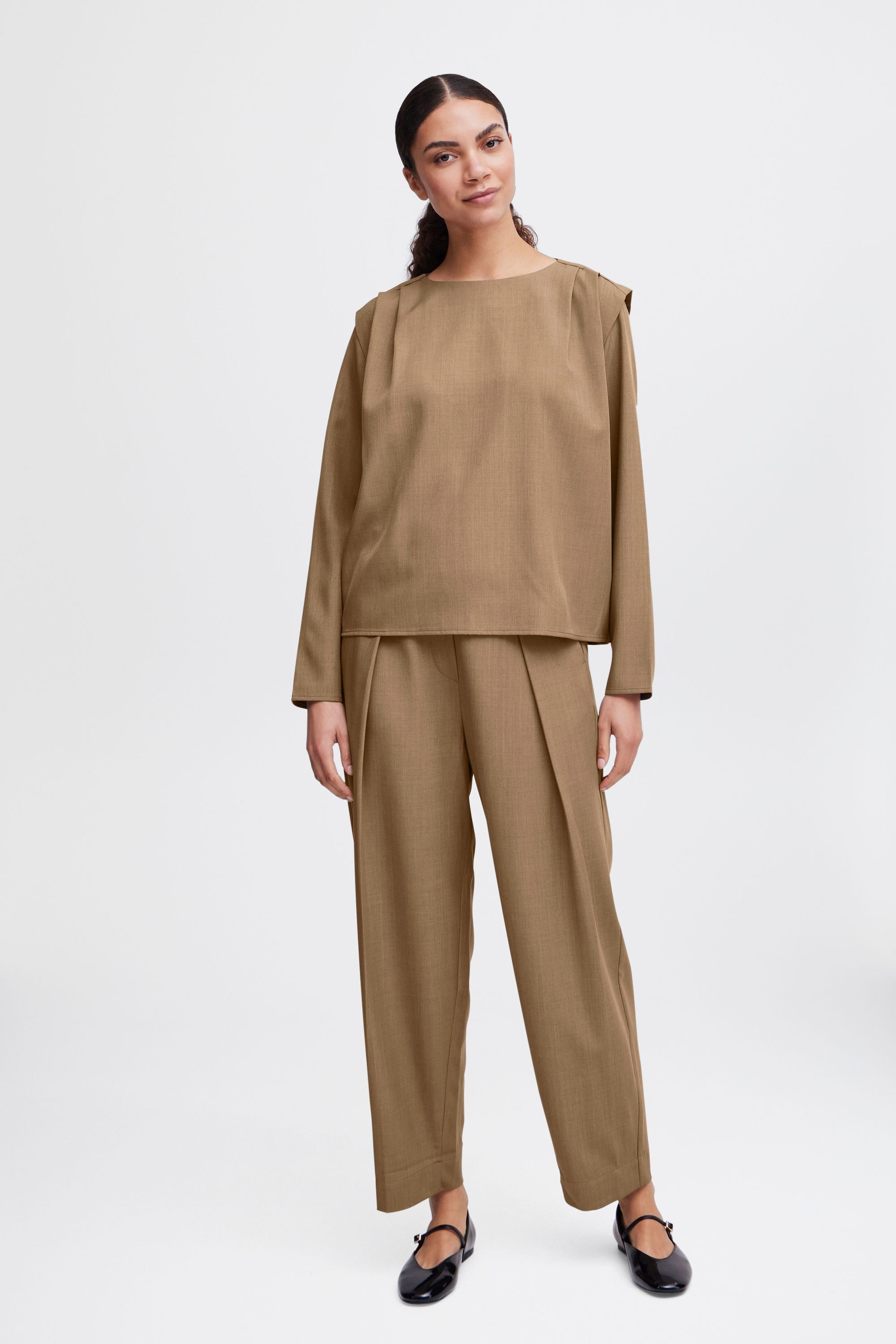 b.young Langarmbluse »Langarmbluse BYMMMIDDE BLOUSE -«