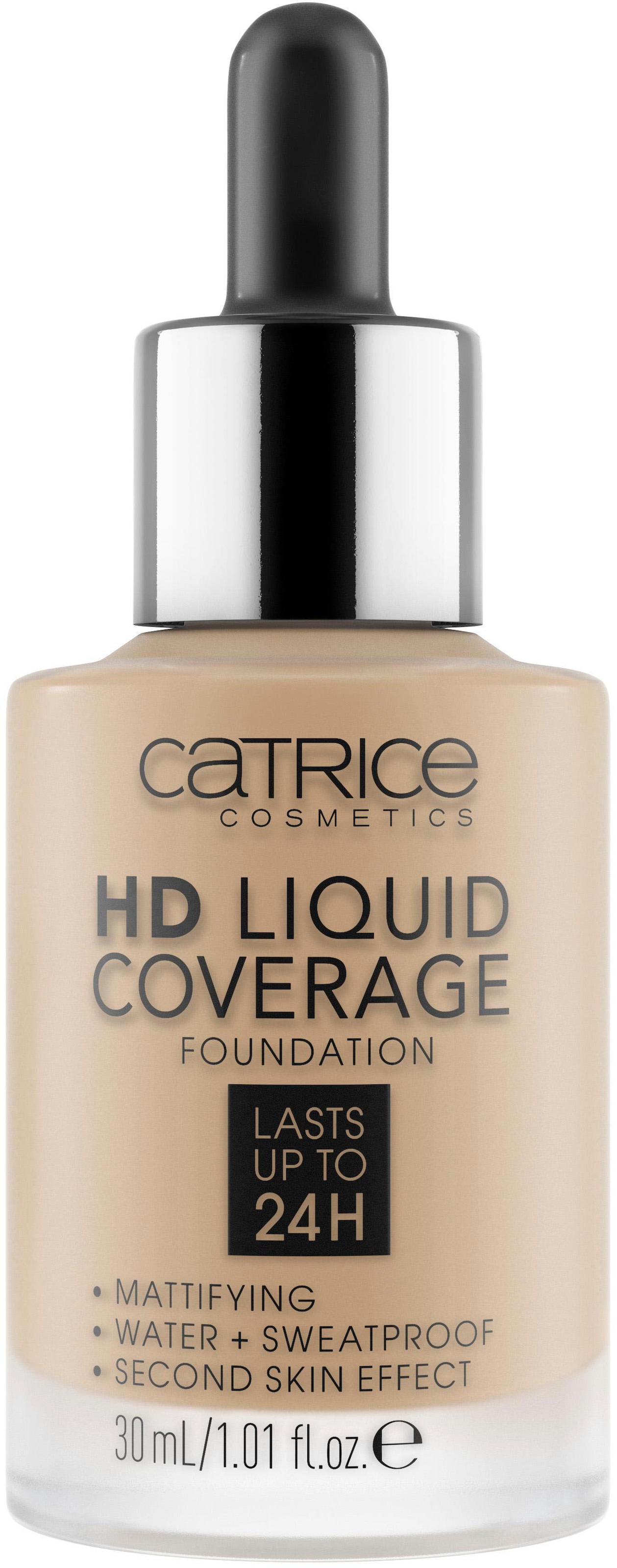 Catrice Foundation »HD Liquid Coverage Foundation«, mit leichter Textur