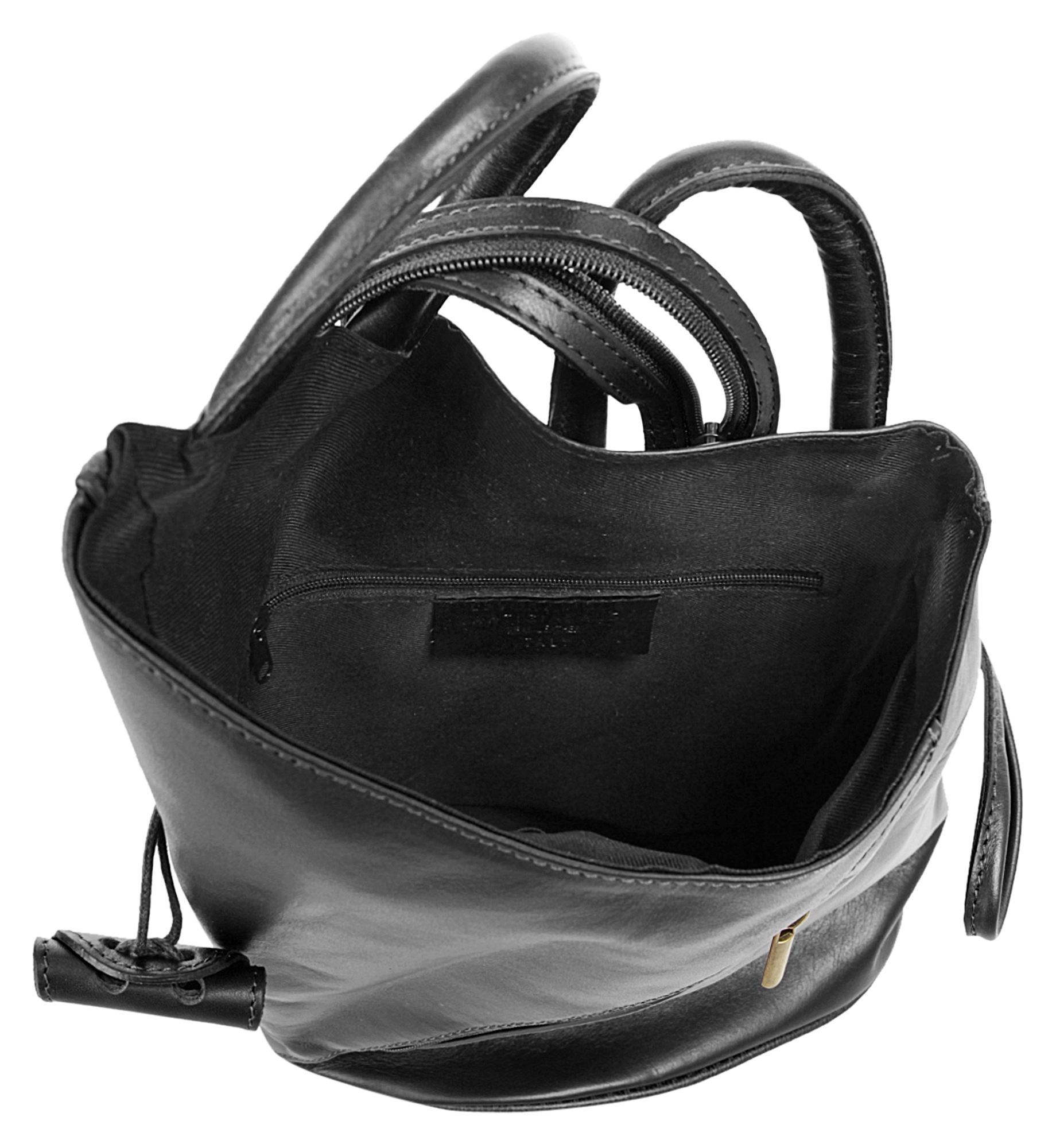Samantha Look Cityrucksack, echt Leder, Made in Italy