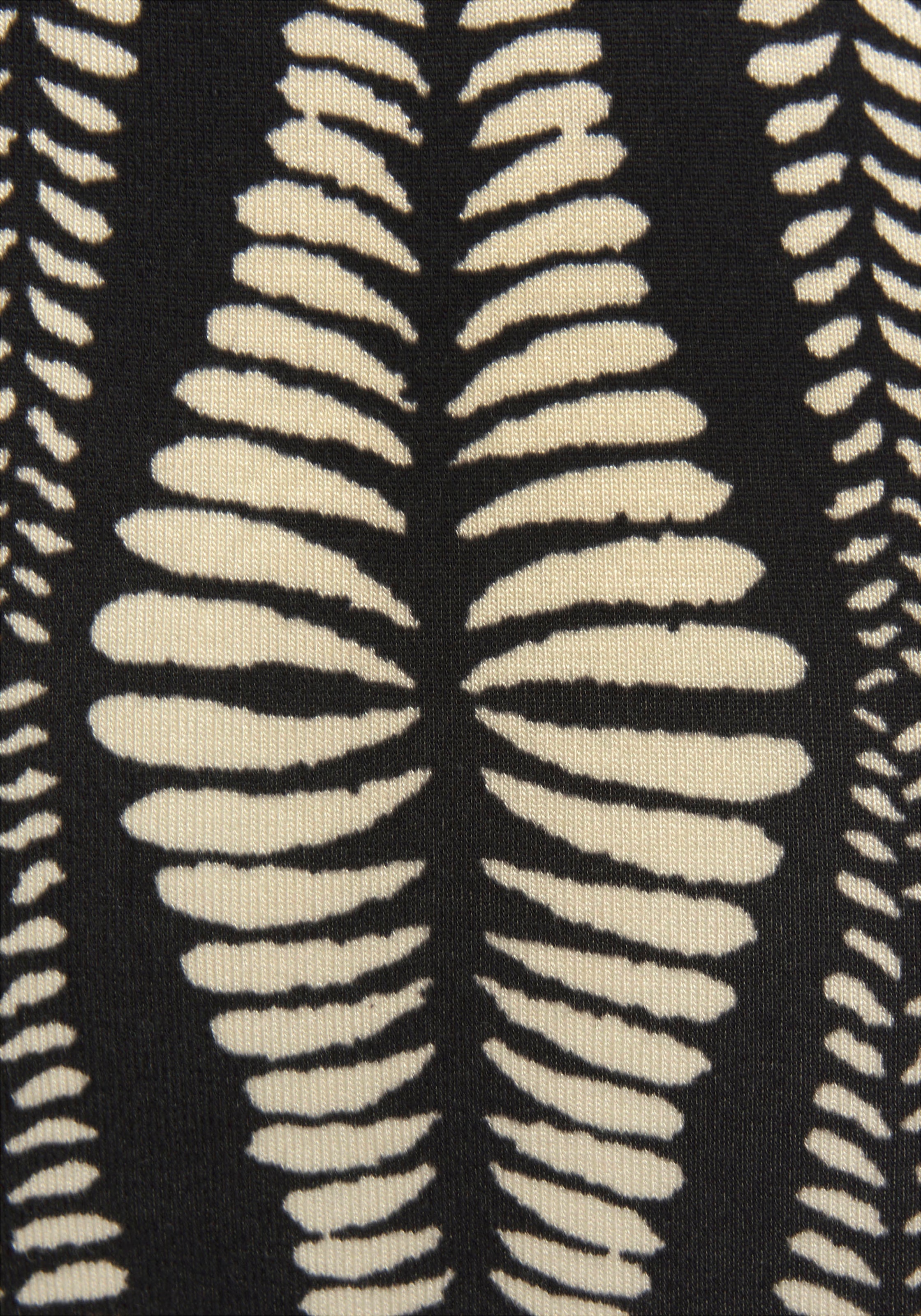 LASCANA Shirttop, mit Raffungen an der Schulter, Jerseytop mit Alloverprint