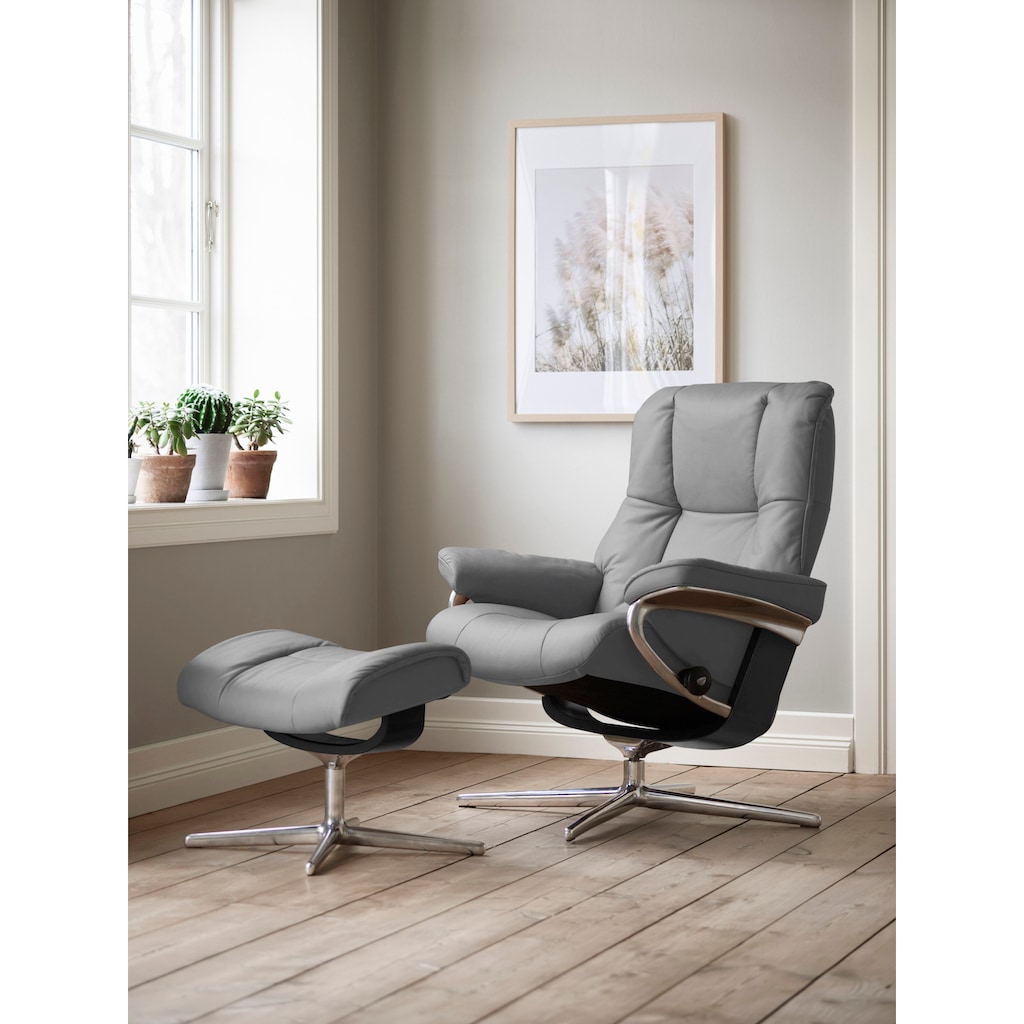 Stressless® Fußhocker »Mayfair«, mit Cross Base, Größe S, M & L, Holzakzent Schwarz