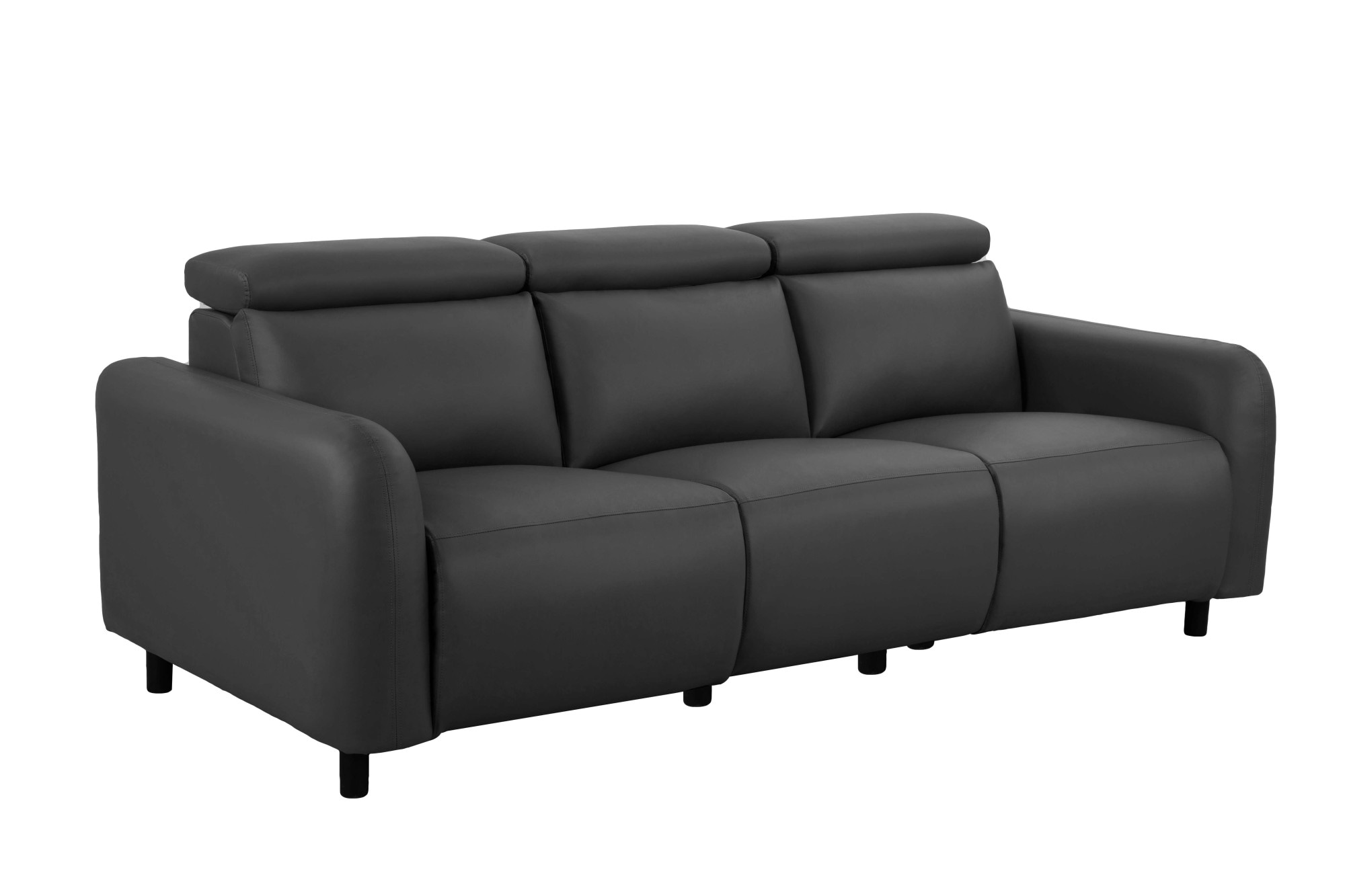 Home affaire 3-Sitzer »SKAANE Lederoptik, 229 cm, manuelle-u. elektrische Relaxfunktion«, Relax-Funktion in 2 Sitzen, Kopfteilverstellung, Federkernpolsterung