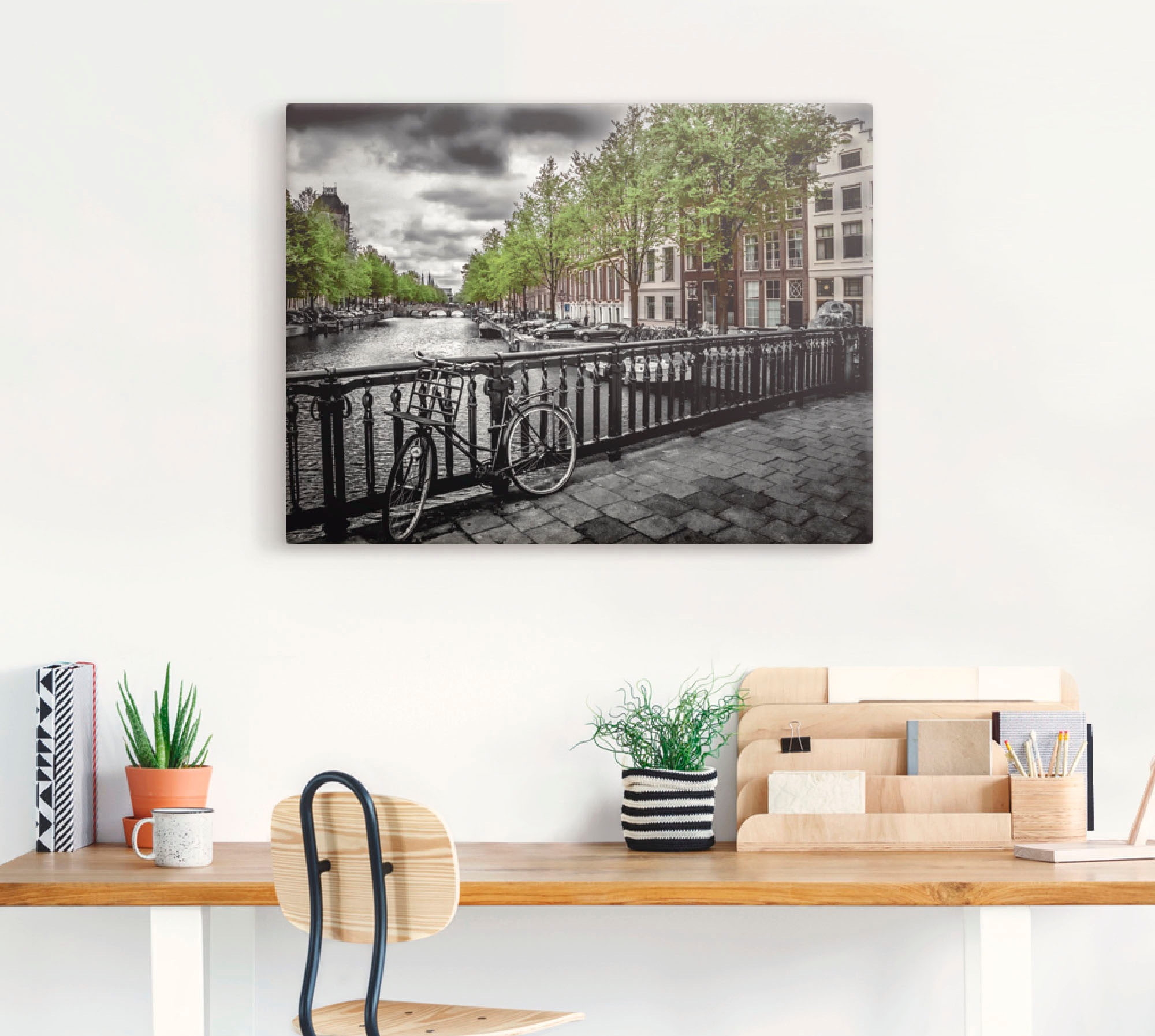 Artland Wandbild »Amsterdam Keizergracht II«, Niederlande, (1 St.), als Alubild, Outdoorbild, Leinwandbild, Wandaufkleber, versch. Größen
