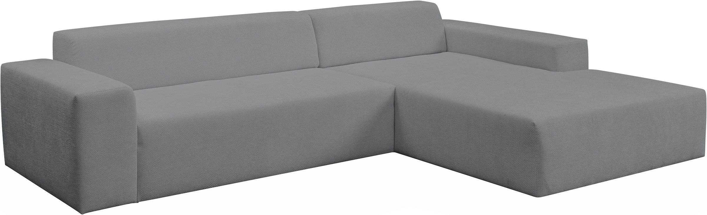 WERK2 Ecksofa »Zeus-XL, Mega-Sofa mit großer Sitztiefe, Stellmaße 311cm x 210cm«, Curvy Trend Garnitur mit urbaner Optik, bequem, Big-Sofa, L-Form