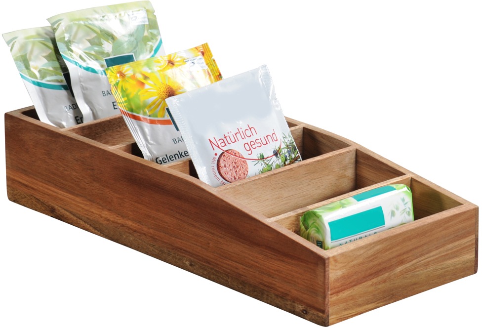KESPER® Organizer, (1 St.), Aufbewahrungsbox, für Tütensuppen, aus FSC®-zertifiziertem Akazienholz