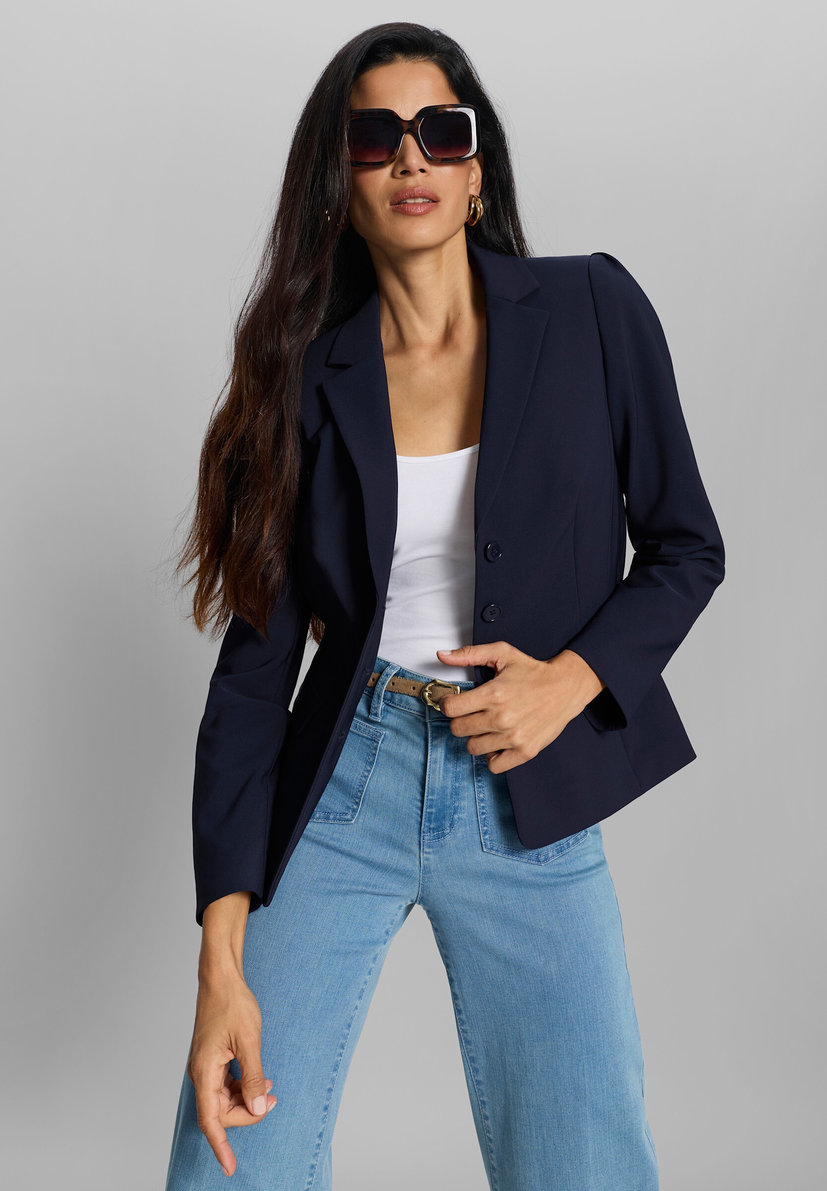 heine Kurzblazer »Blazer Blazer mit dezenten Puffärmeln«