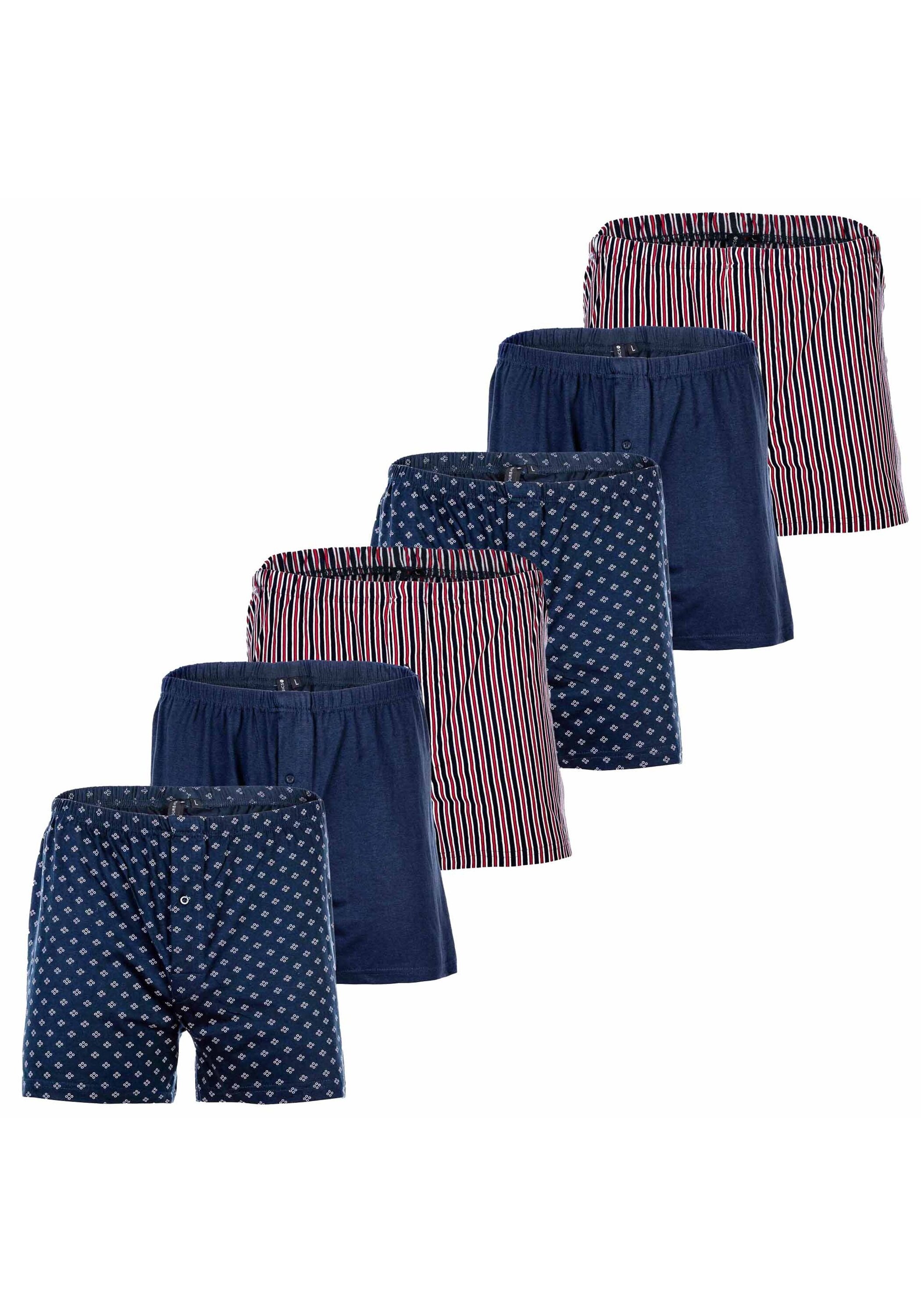 YOURBASICS Boxershorts »Boxershort 6er Pack«