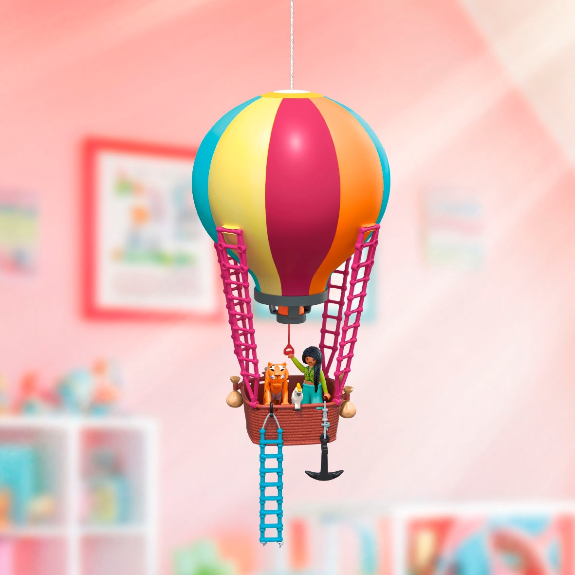 Playmobil® Konstruktions-Spielset »Ballonreise (71853), Animals & Friends« Made in Europe