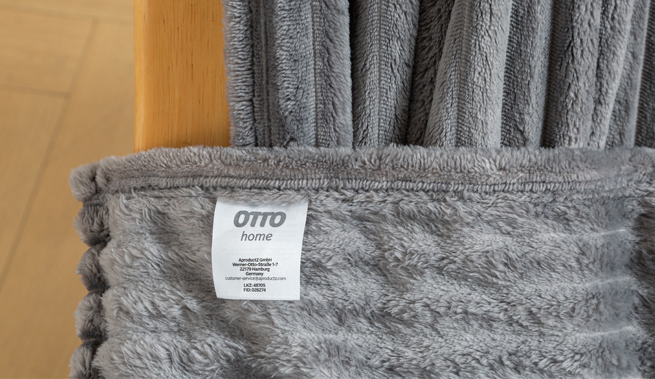 OTTO home Wohndecke »Millara« Kuscheldecke in Cord-Optik, 150x200 cm, Wohndecke, Sofadecke,