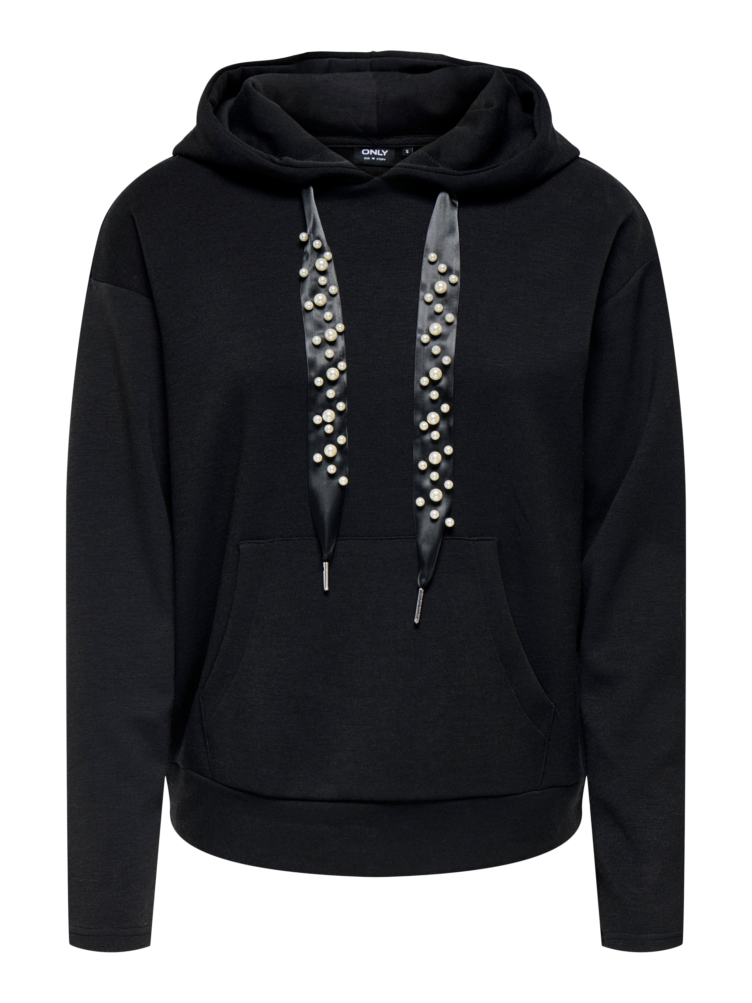 ONLY Kapuzensweatshirt »ONLFANCY L/S HOOD STRING SWT«
