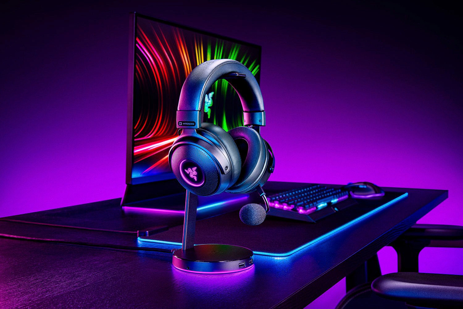 RAZER Gaming-Headset »Kraken V3 Pro«, Wireless, Rauschunterdrückung