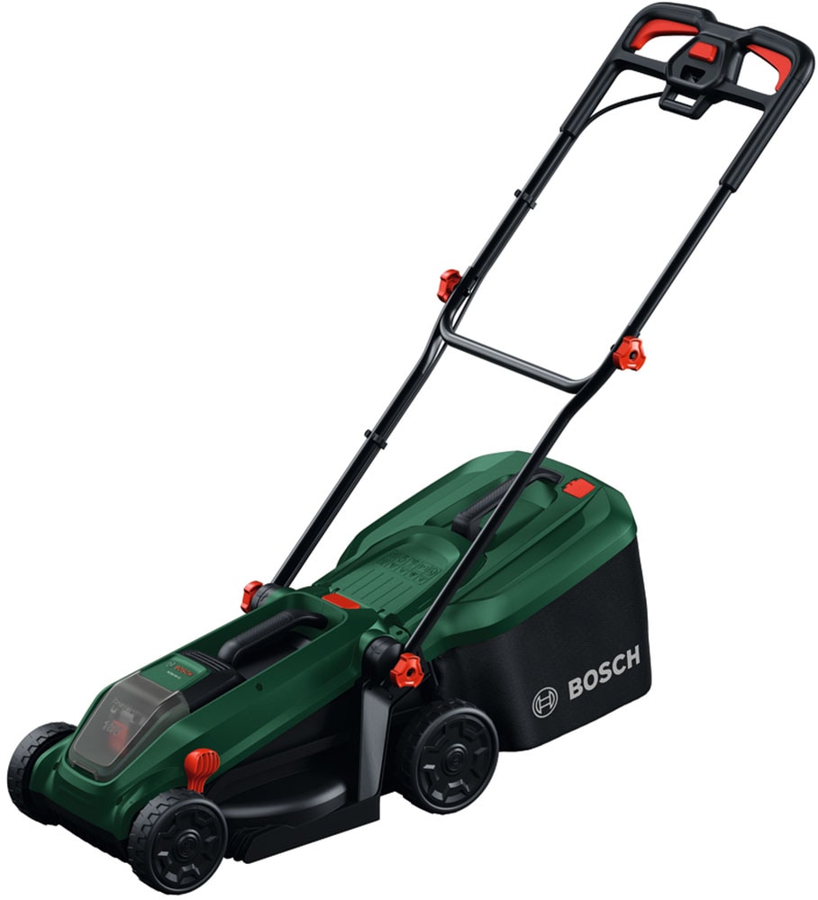 Bosch Home & Garden Akkurasenmäher »ROTAK18V-32« 3-in-1-Mäher für kleine bis mittelgroße Rasenflächen