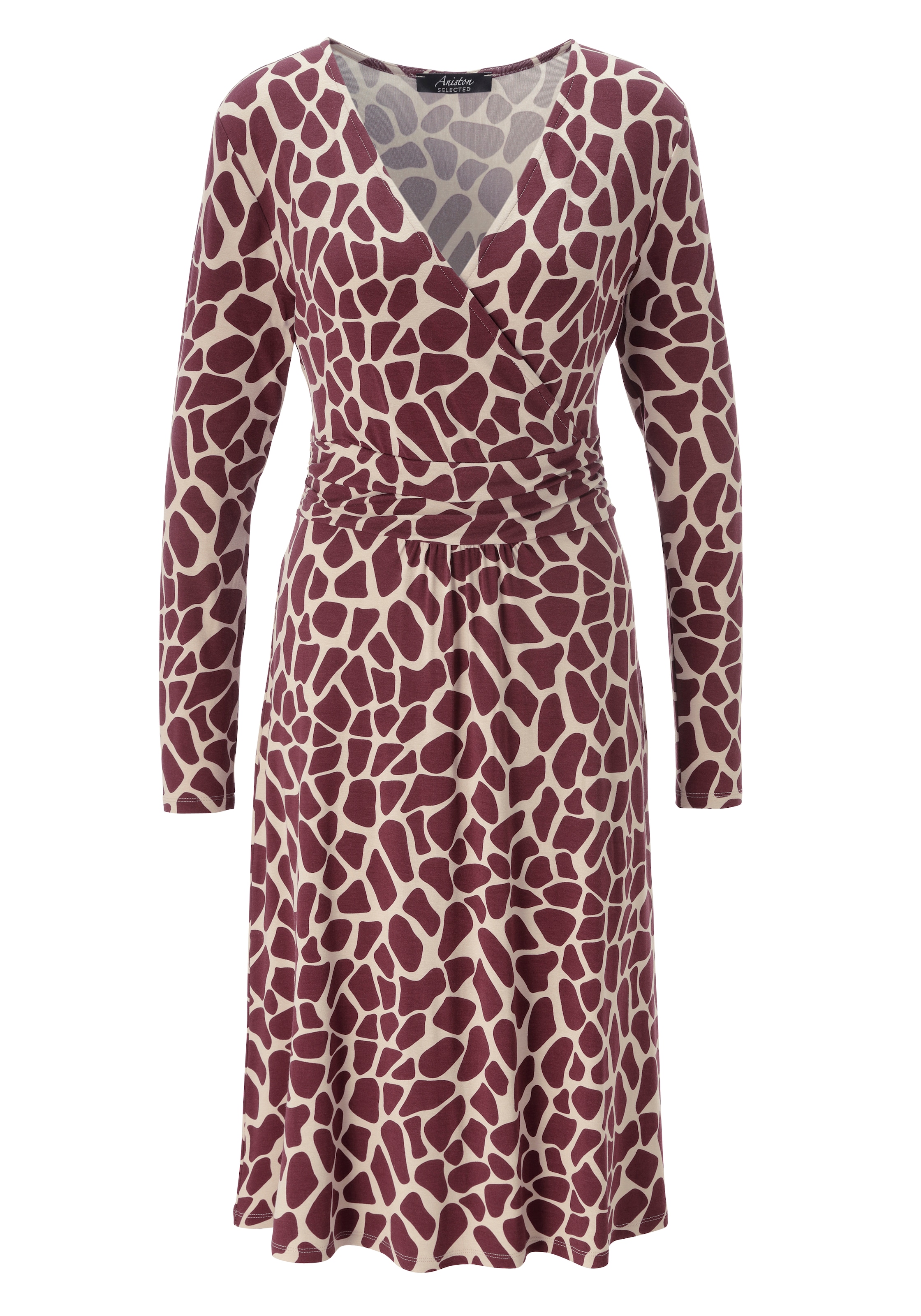Aniston SELECTED Jerseykleid mit farbigem animal-print
