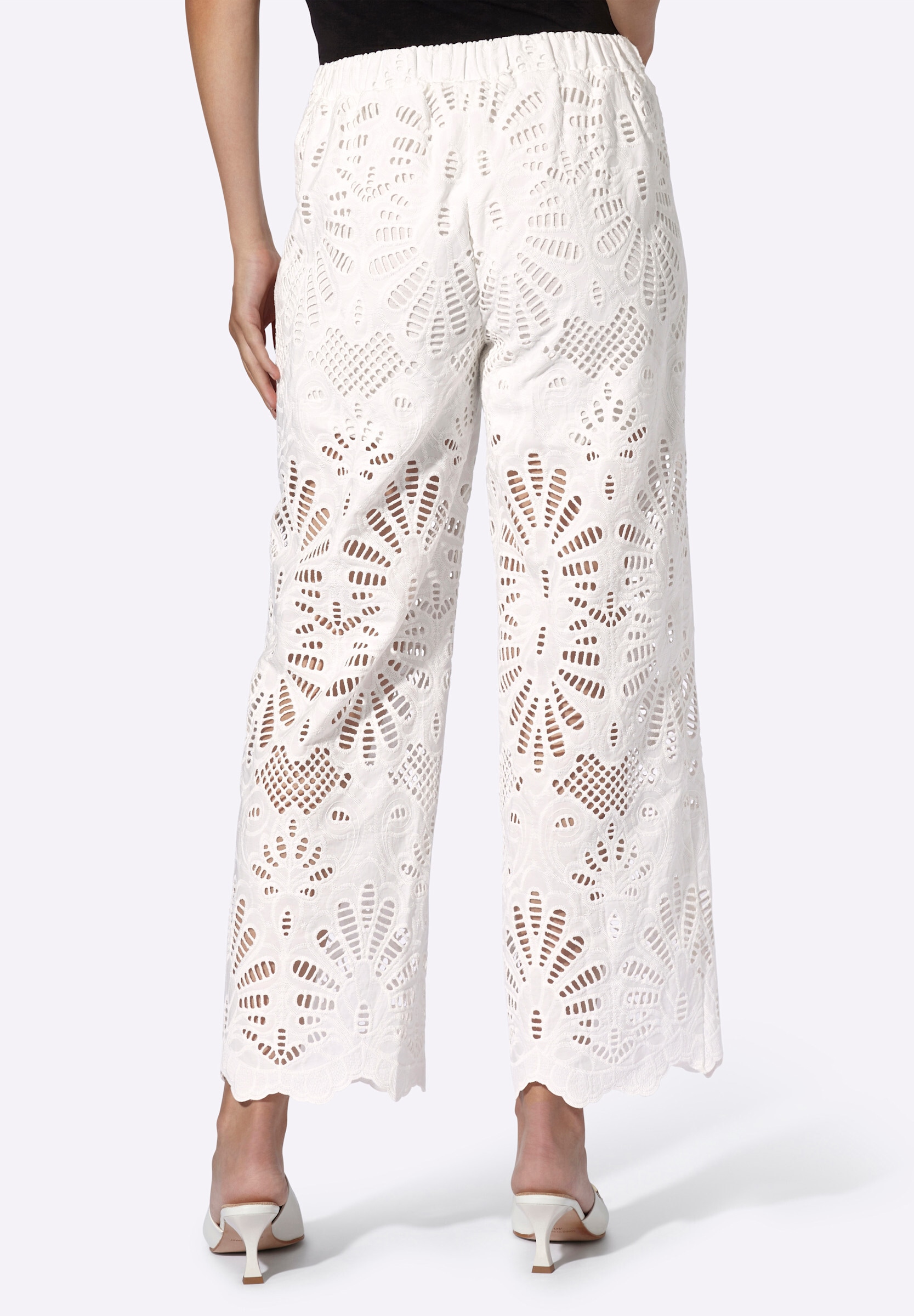heine Schlupfhose »Spitzen-Hose Schlupfhose mit Lochspitze«