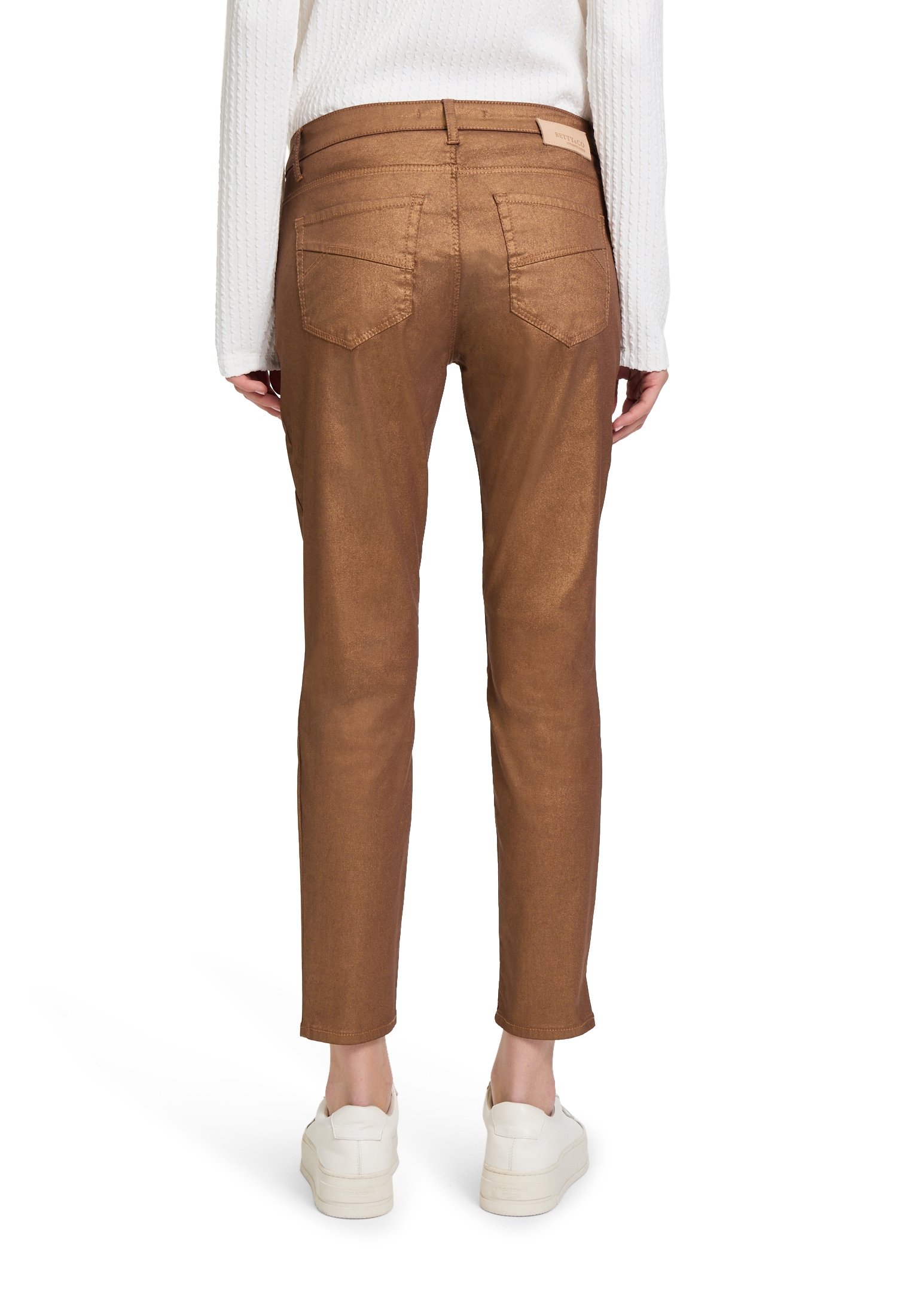 Betty&Co Relaxhose »Casual-Hose im Glitzer-Look«
