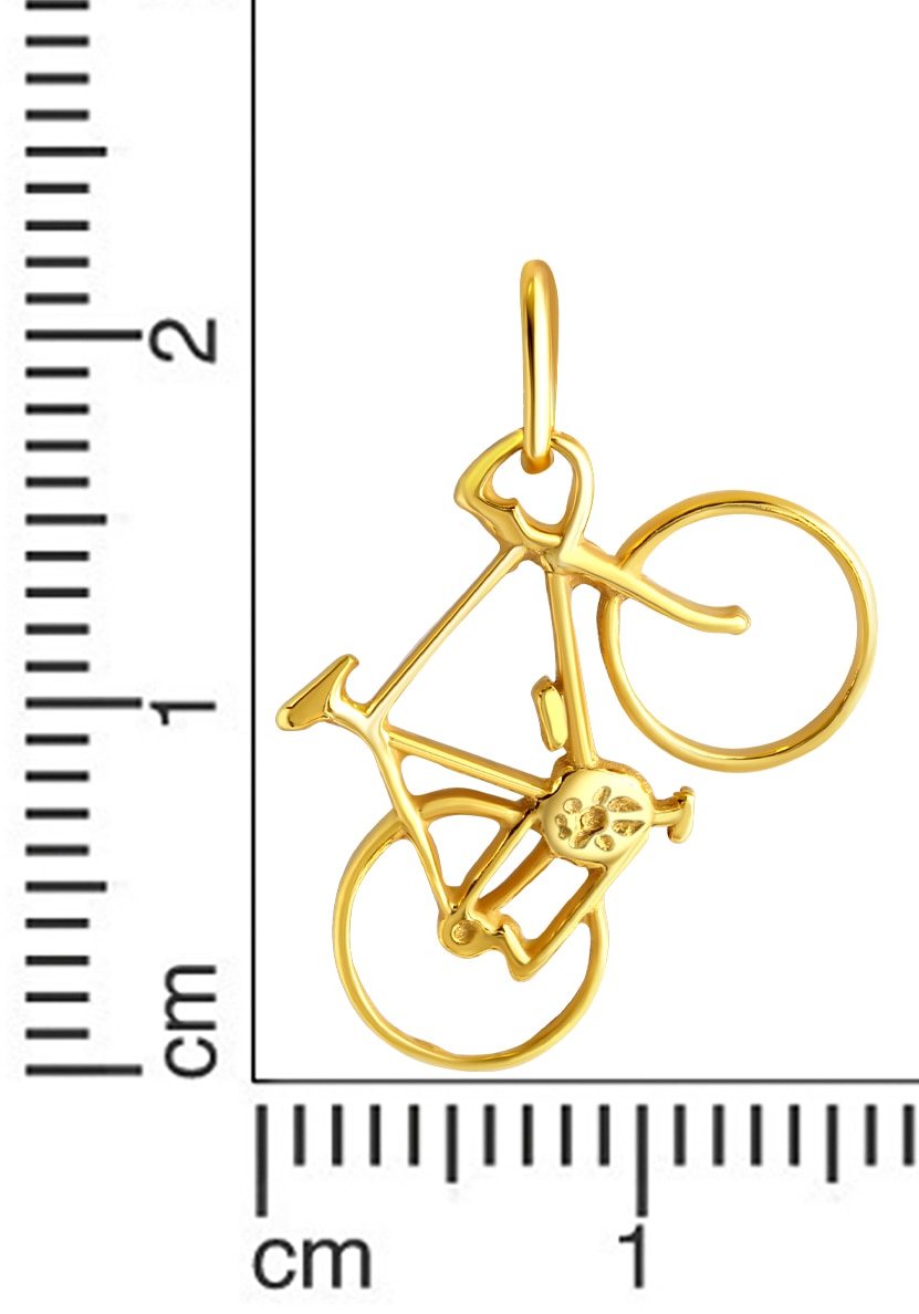 Firetti Kettenanhänger »Schmuck Geschenk Gold 375 Halsschmuck Anhänger Halskette Fahrrad«