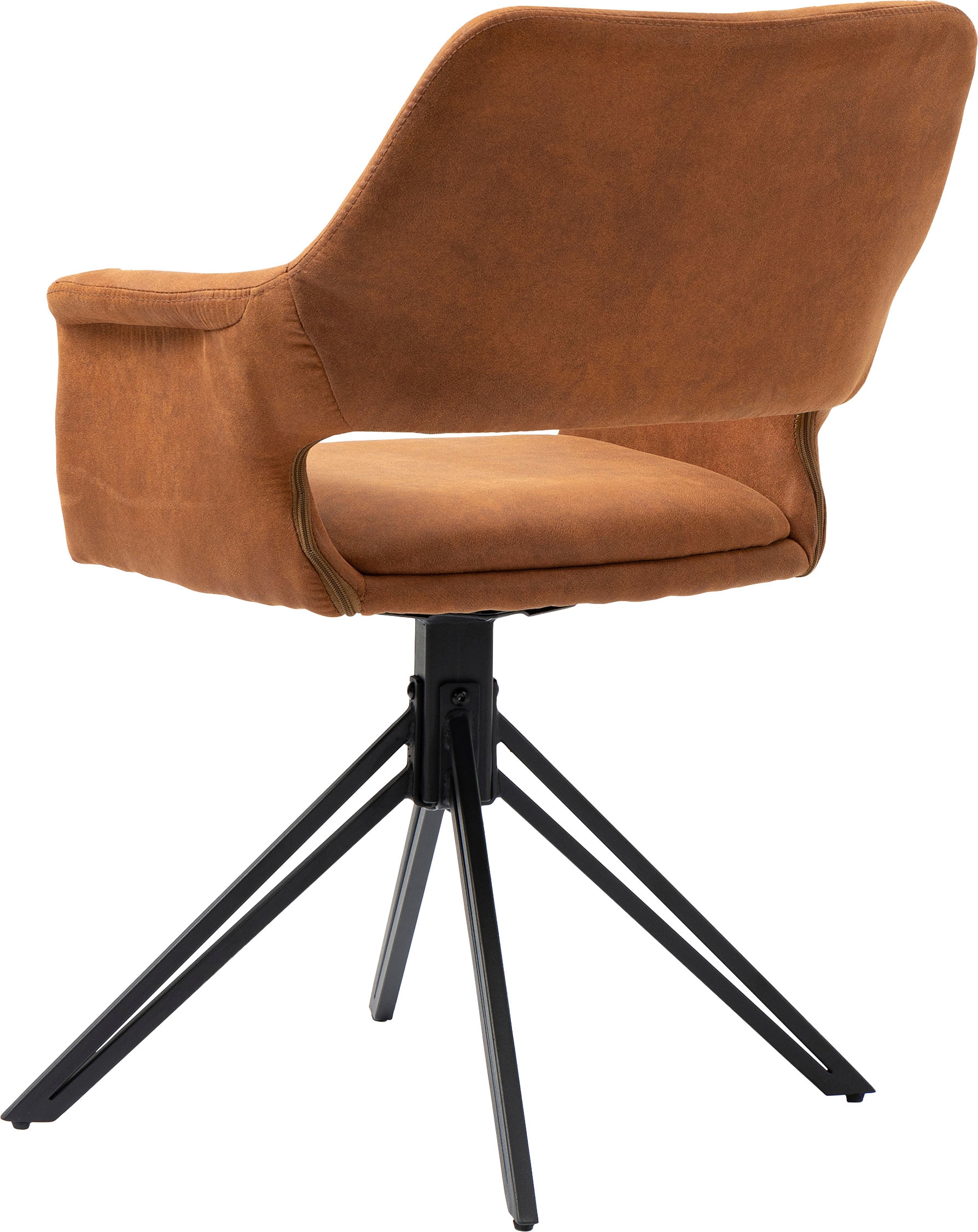 byLIVING Esszimmerstuhl »Estelle«, (Set), 2 St., Samtstoff, 360 Grad drehbar
