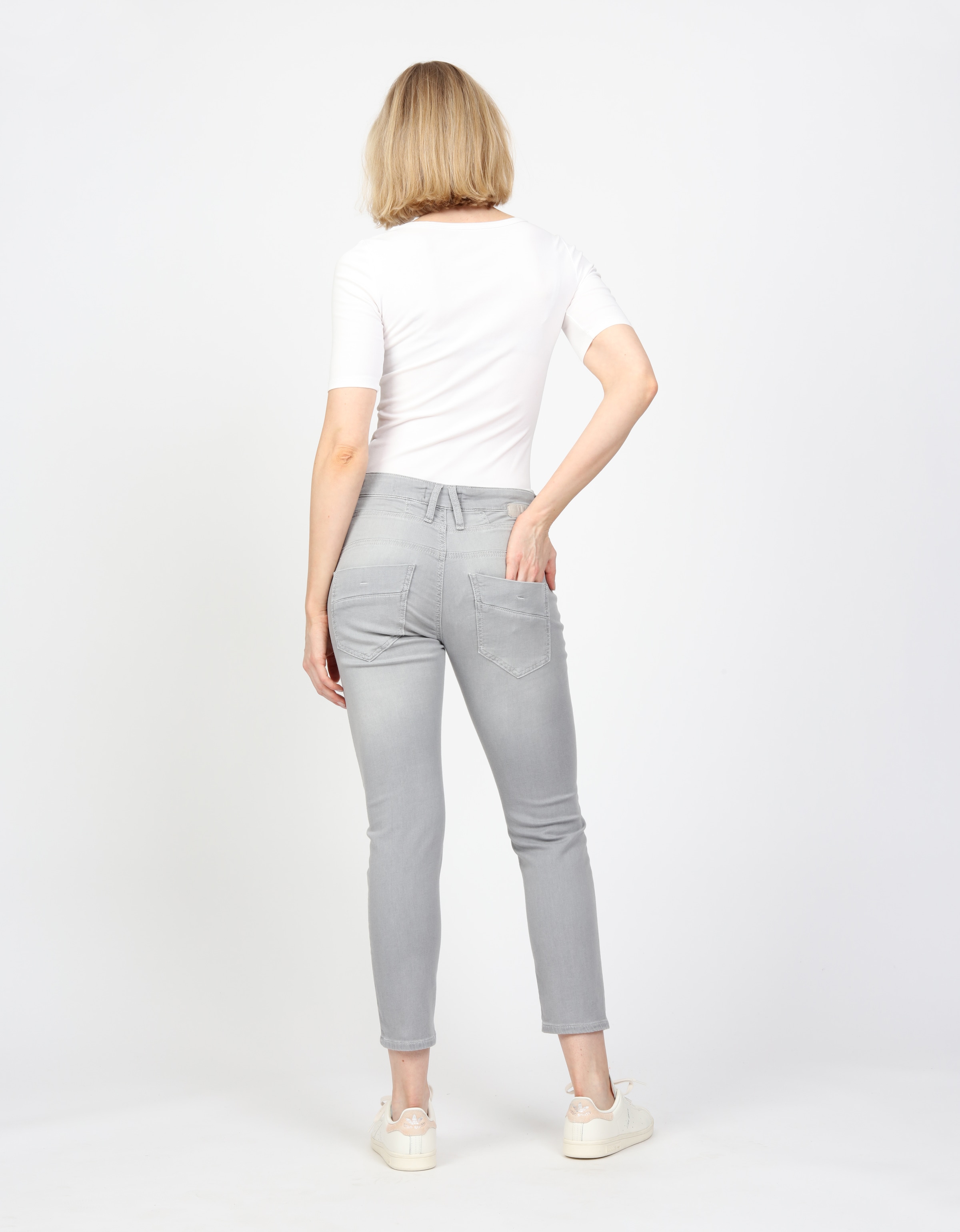 GANG 7/8-Jeans »94GERDA CROPPED«, mit tiefsitzenden Gesäßtaschen