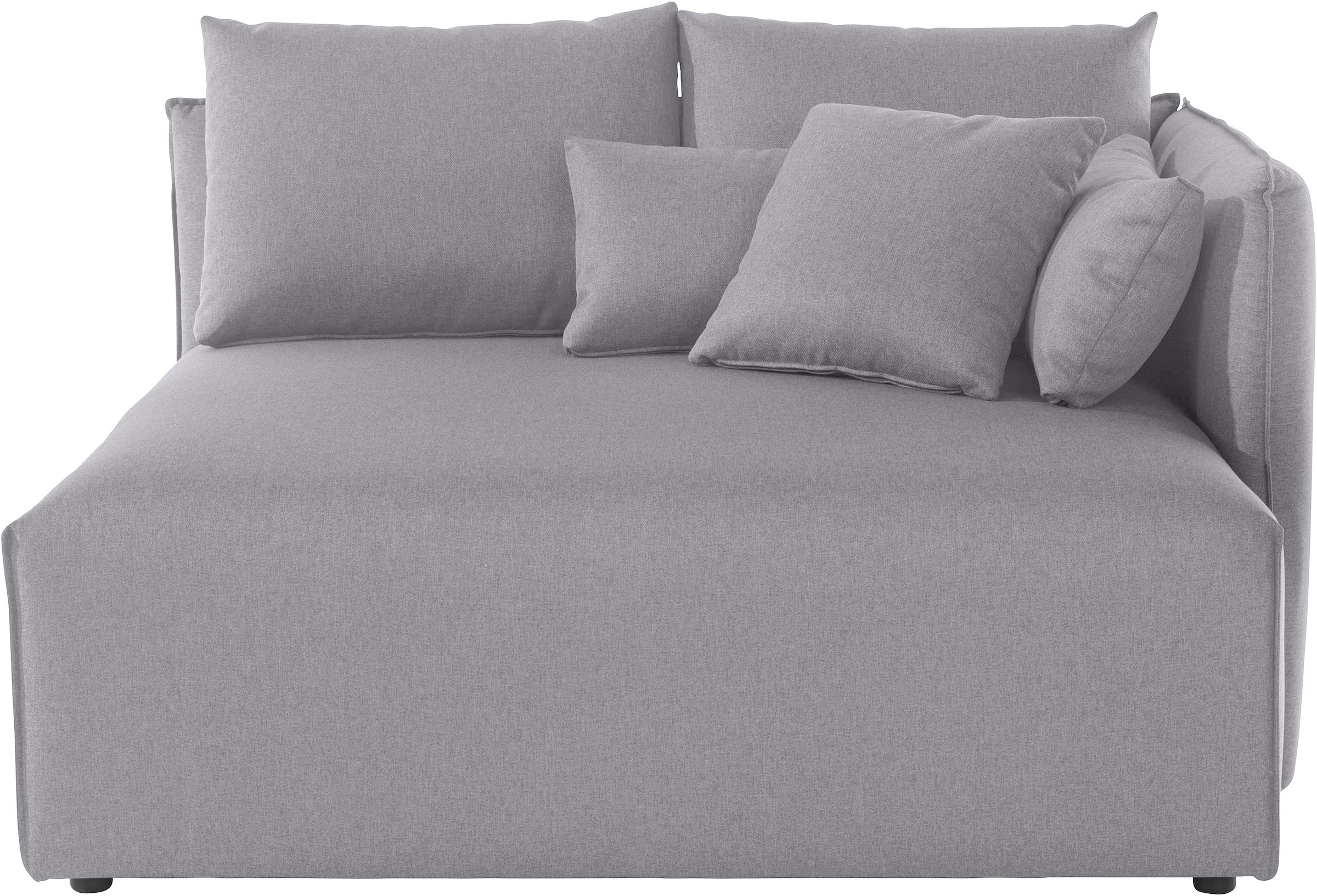 andas Ottomane »Nöre« kurzes Lounge-Modul - zum Zusammenstellen, Breite 138 cm, Tiefe 128 cm