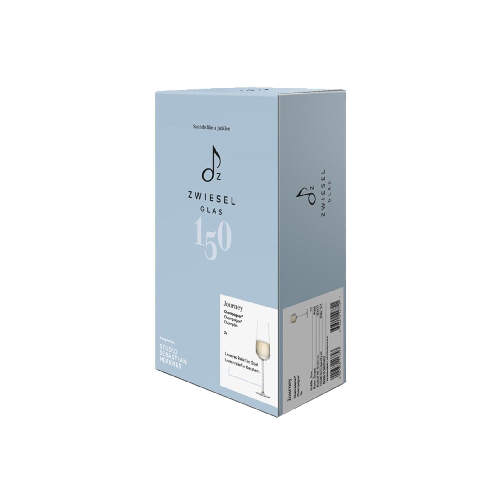 Zwiesel Glas Champagnerglas »Champagnergläser Journey 358 ml 2er Set transparent«