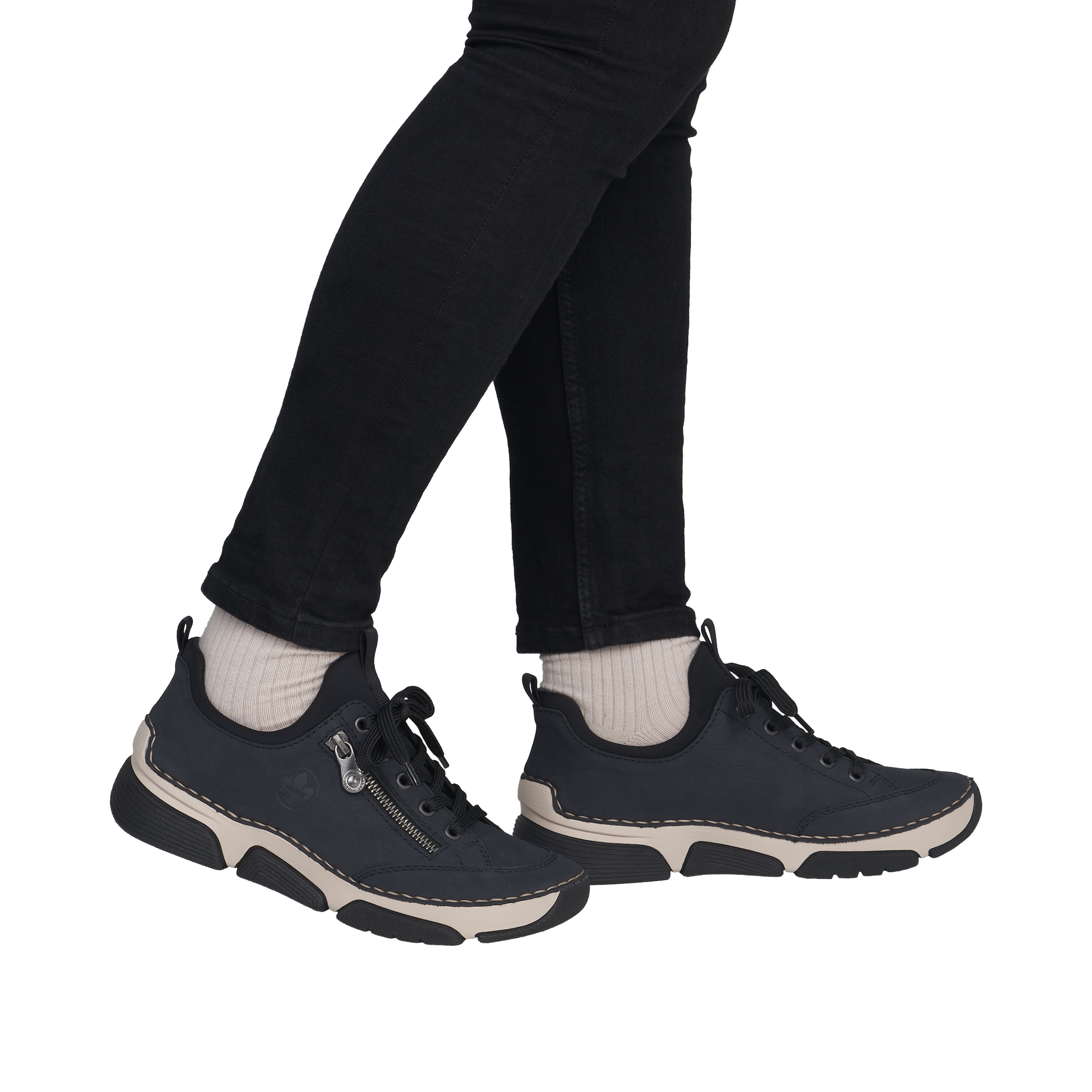 Rieker Slip-On Sneaker  Schlupfschuh, Halbschuh, Freizeitschuh mit weicher Innensohle