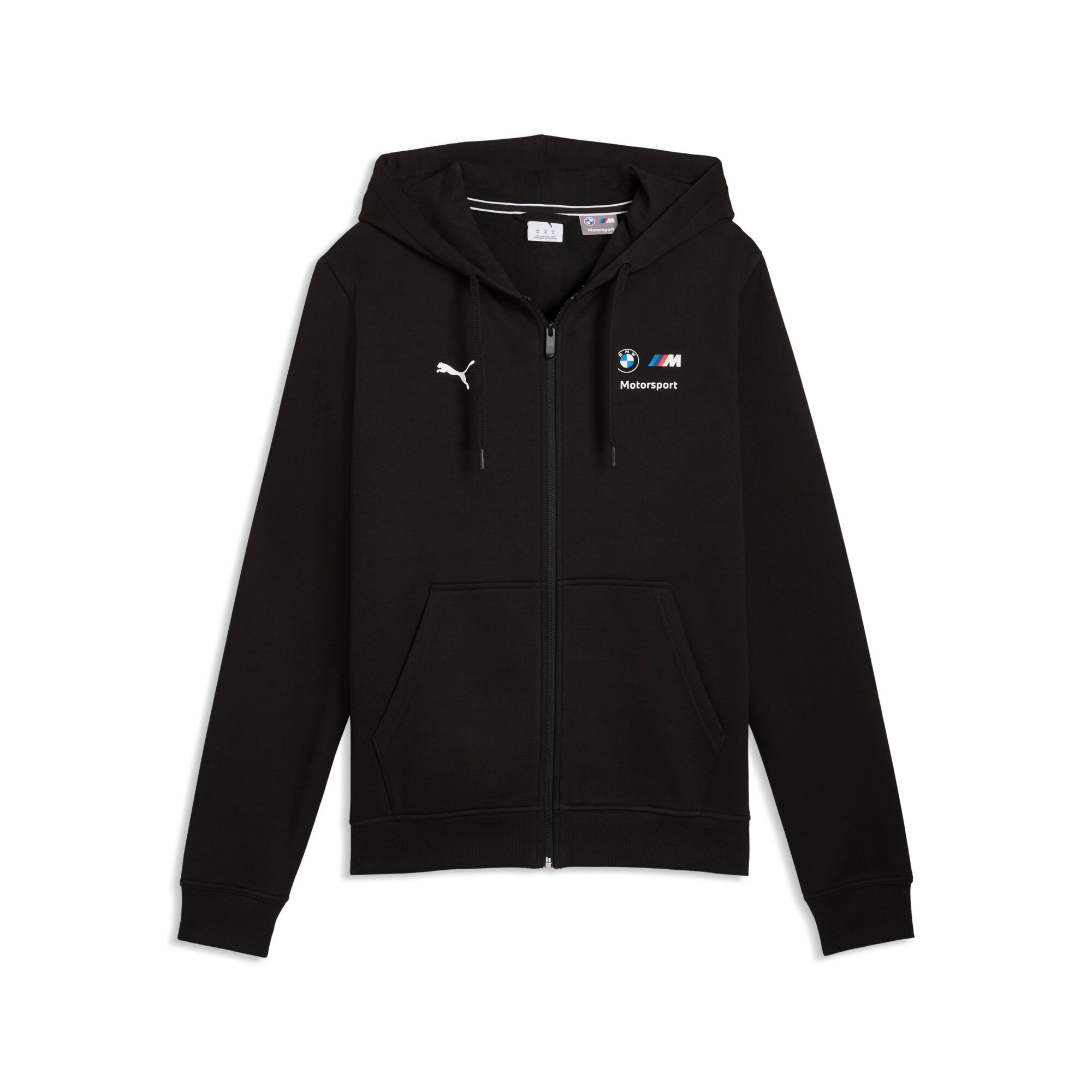 PUMA Trainingsjacke »BMW MMS ESS FLEECE JACKET« ohne Kapuze sportlicher Stil, Regular Fit, mit Rundhalsausschnitt