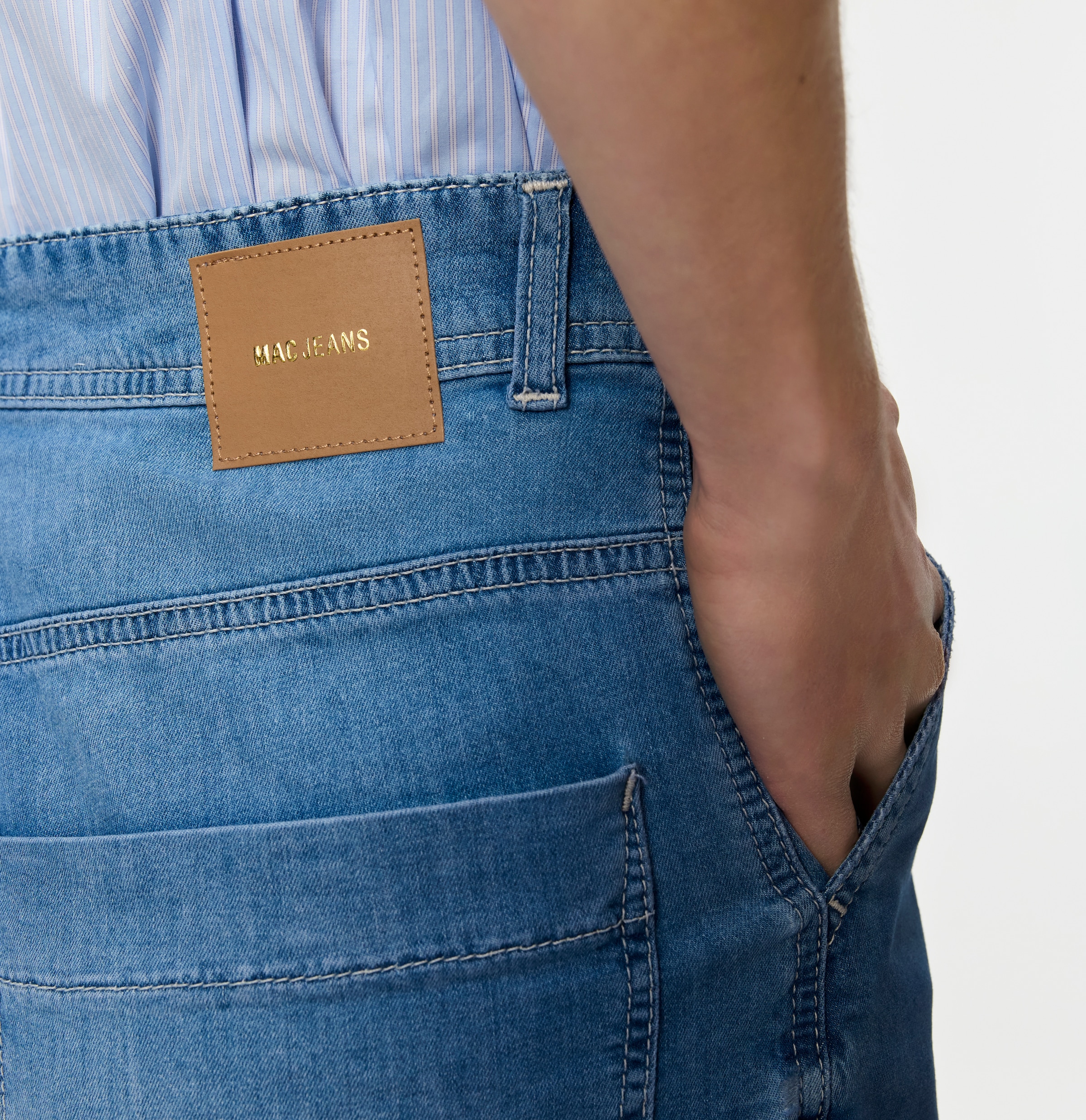 MAC Weite Jeans mit Taschen