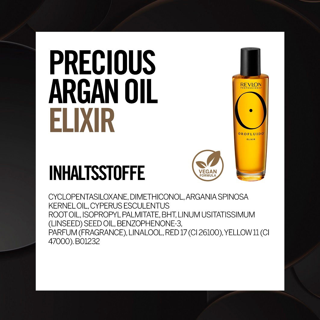 REVLON PROFESSIONAL Haaröl »Orofluido Precious Argan Oil Elixir 30 ml«, Vegan