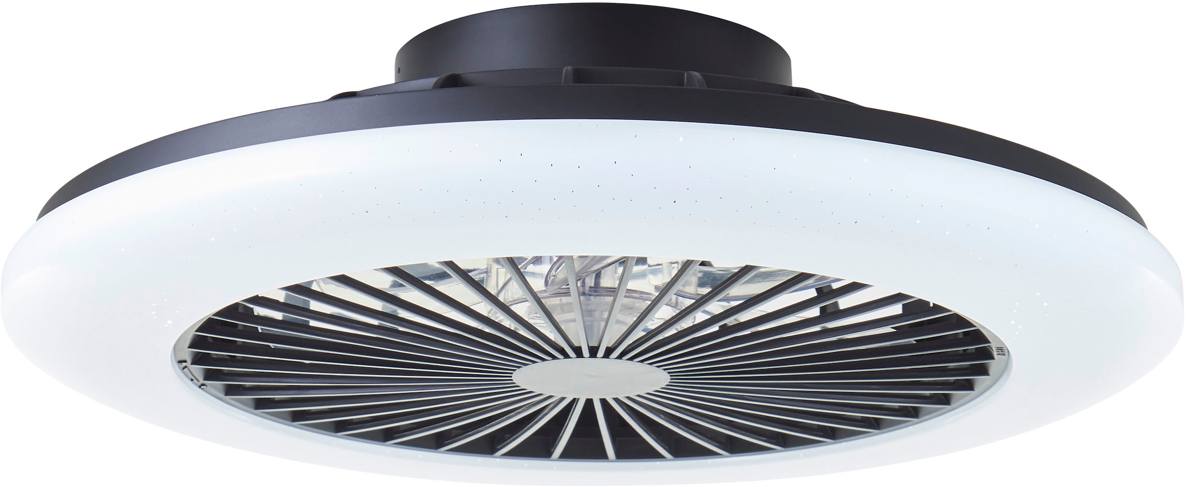 Brilliant LED Deckenleuchte »Salerno« 1 Stk. RGB | warmweiß - kaltweiß Ventilator, 49 cm, digitales RGB, CCT, 4700 lm, dimmbar, 3000-6500 K
