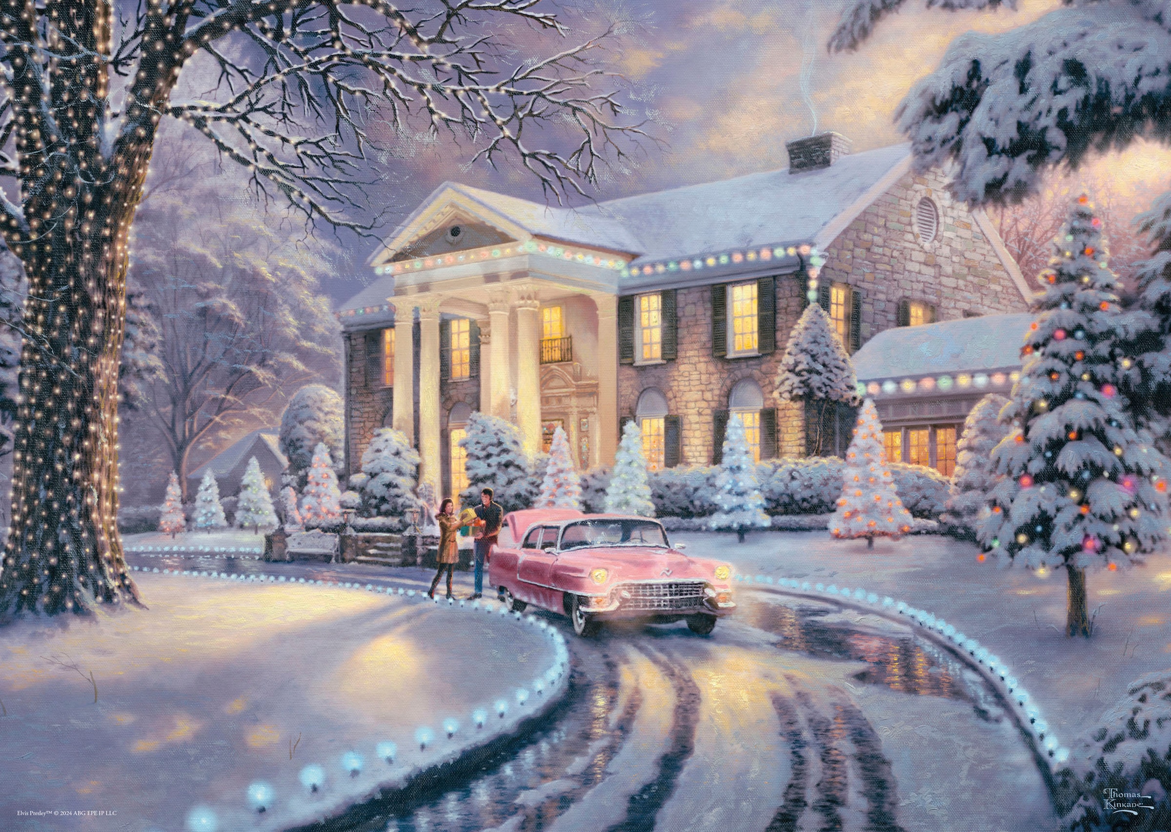 Schmidt Spiele Puzzle »Graceland Christmas von Thomas Kinkade«