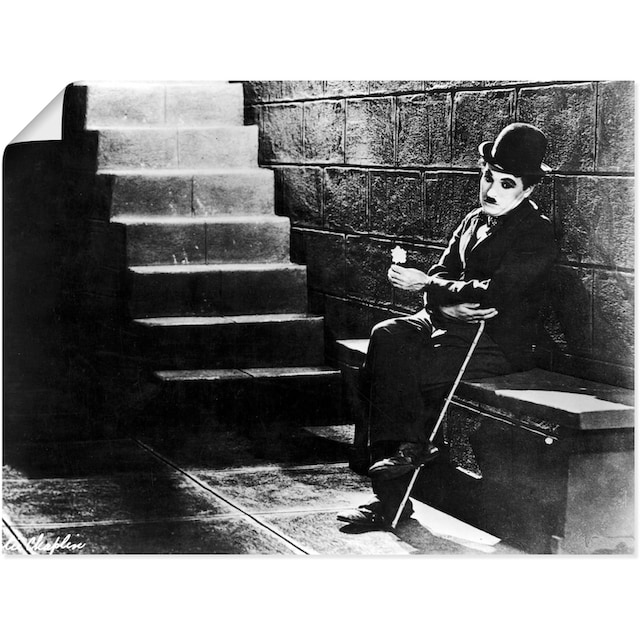 Artland Wandbild »Charlie Chaplin - Lichter der Großstadt 1931«, Stars, (1  St.), als Alubild, Leinwandbild, Wandaufkleber oder Poster in versch. Größen  auf Rechnung bestellen