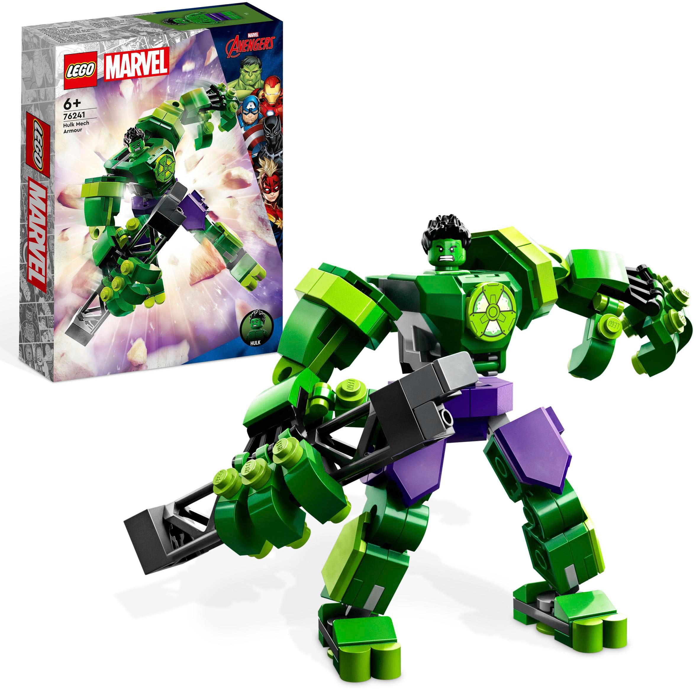 Konstruktionsspielsteine »Hulk Mech (76241), LEGO® Marvel«, (138 St.), Made in Europe