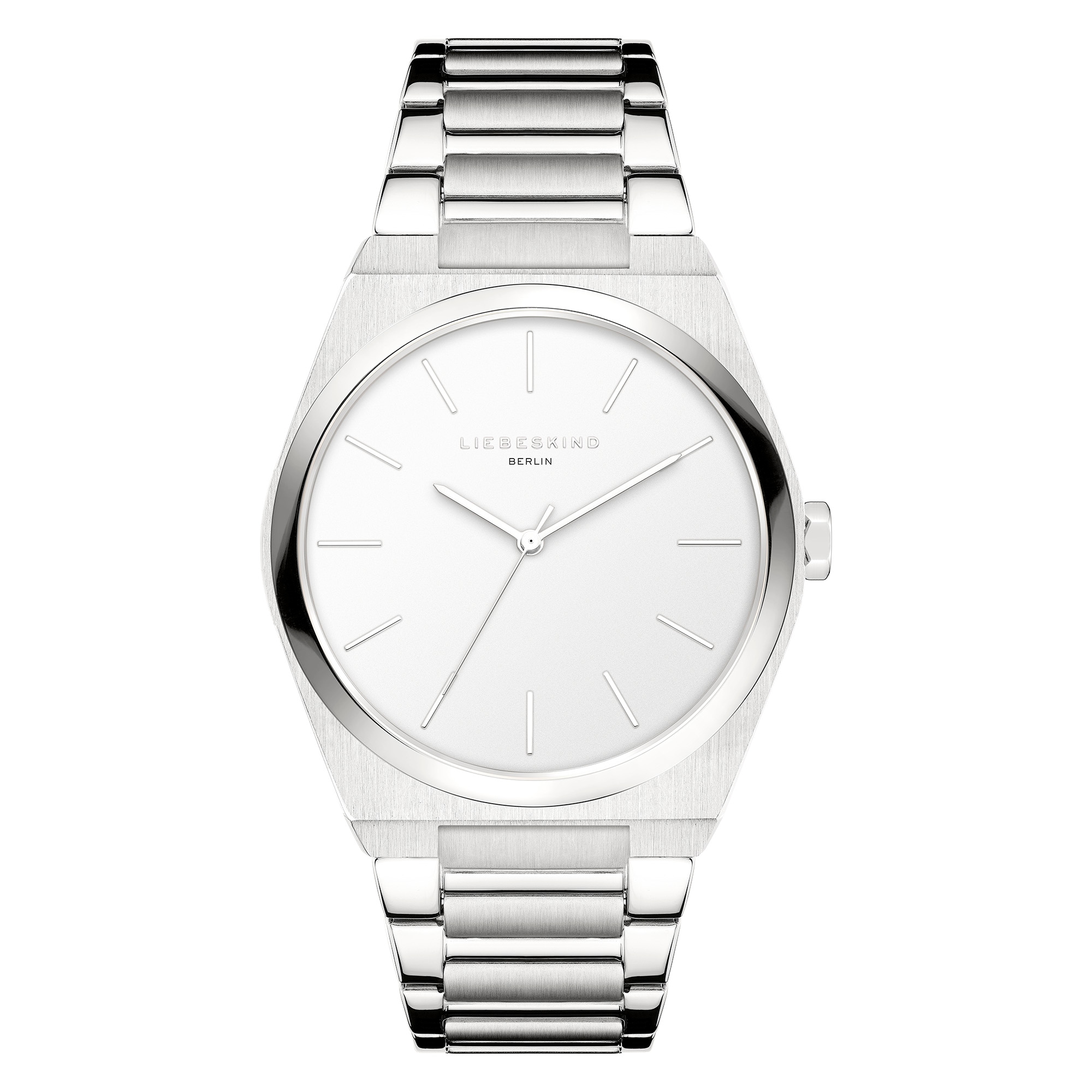 Liebeskind Berlin Quarzuhr »Minimalist 48 mm« Armbanduhr, Damenuhr, Herrenuhr, Edelstahlarmband, analog