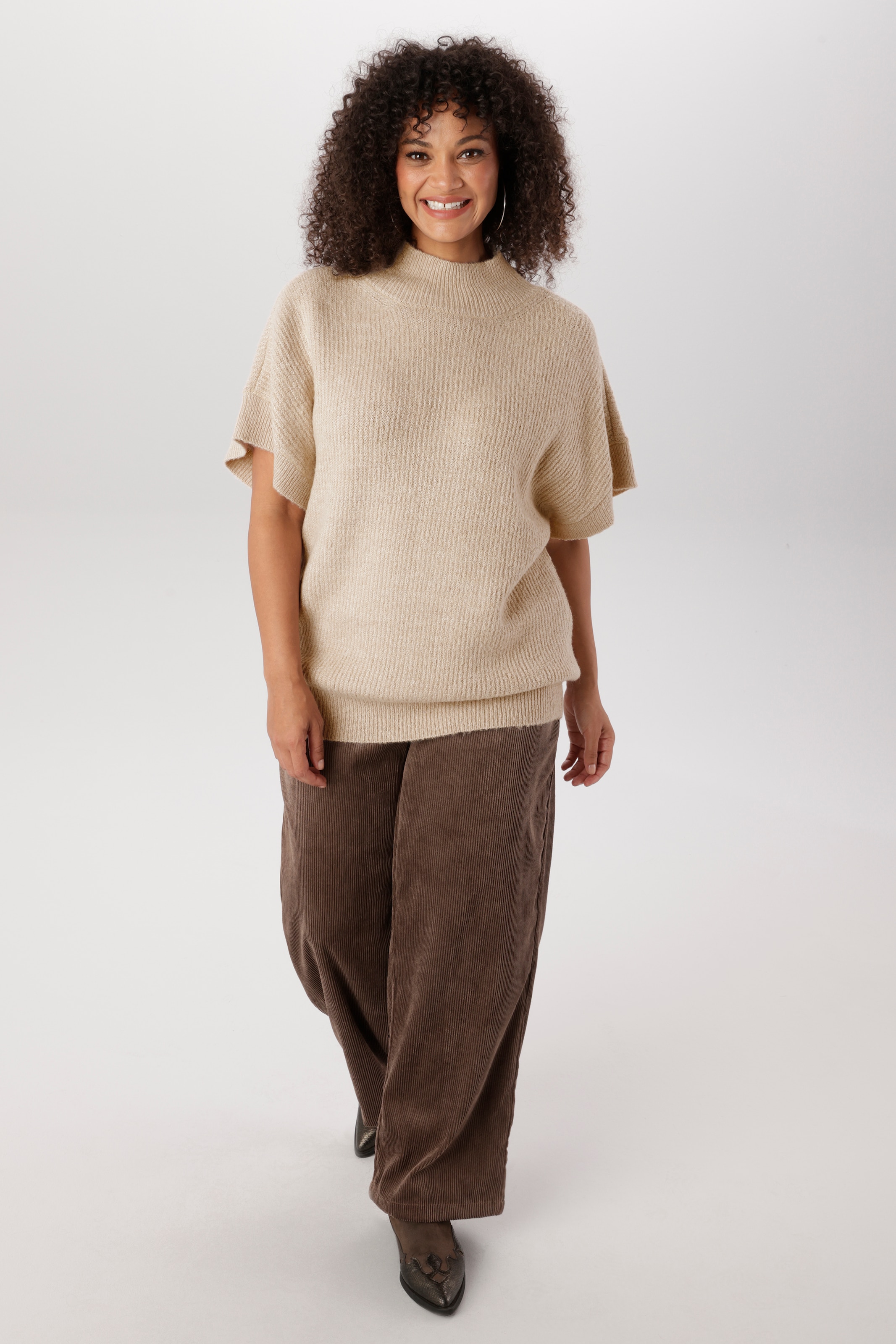 Aniston PLUS Pullunder im Rippstrickmuster - NEUE KOLLEKTION