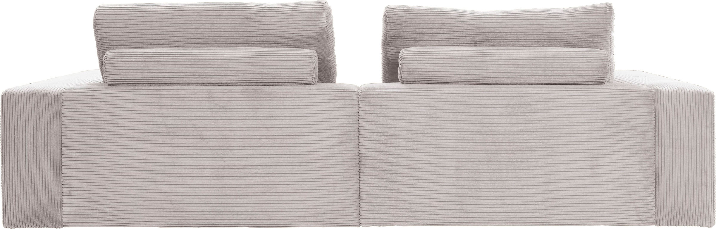 alina Big-Sofa »Sandy«, 256 cm breit und 123 cm tief, in modernem Cordstoff