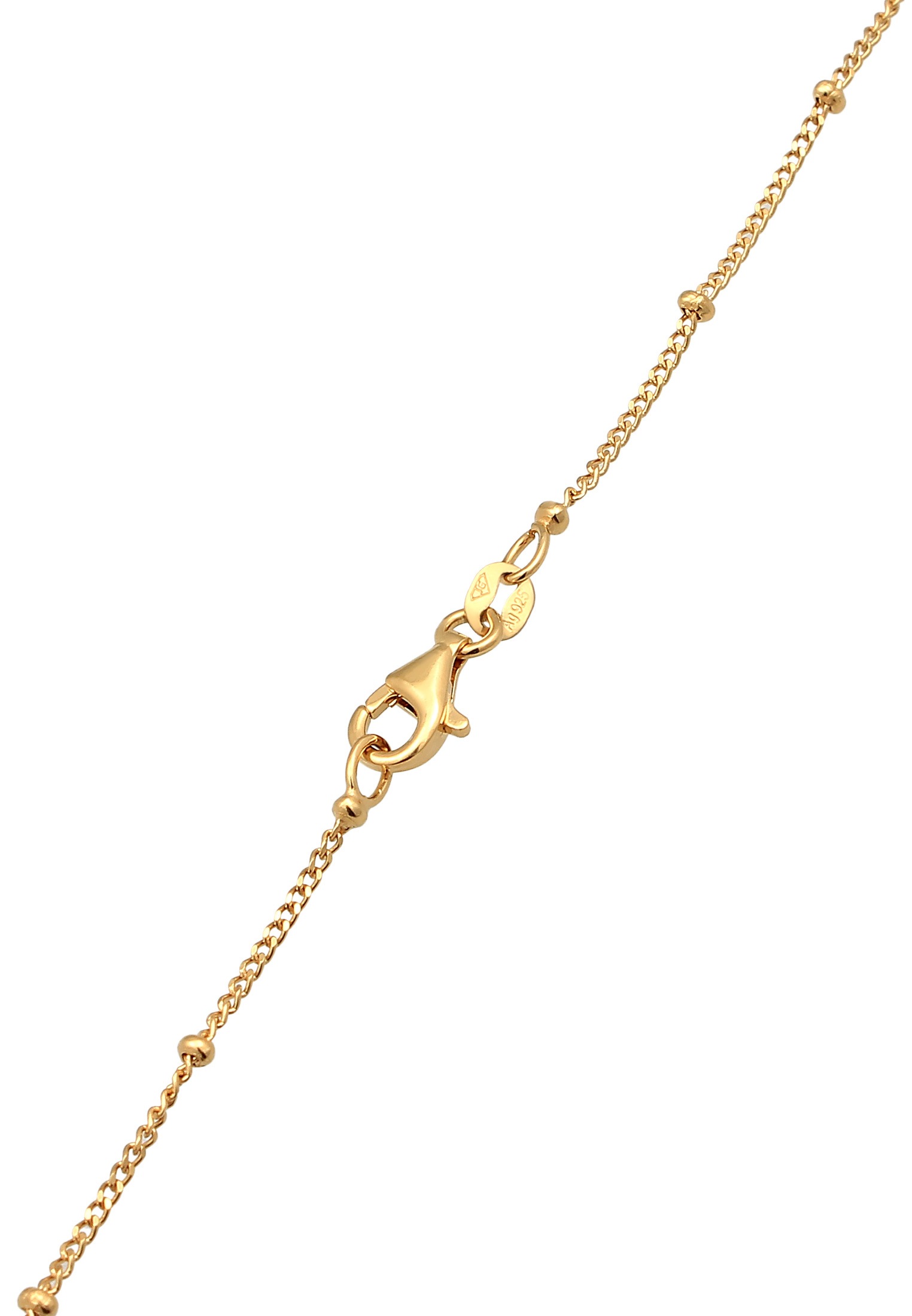 Elli Lange Kette »Halskette Kreis Twisted Kugelkette 925 Silber«