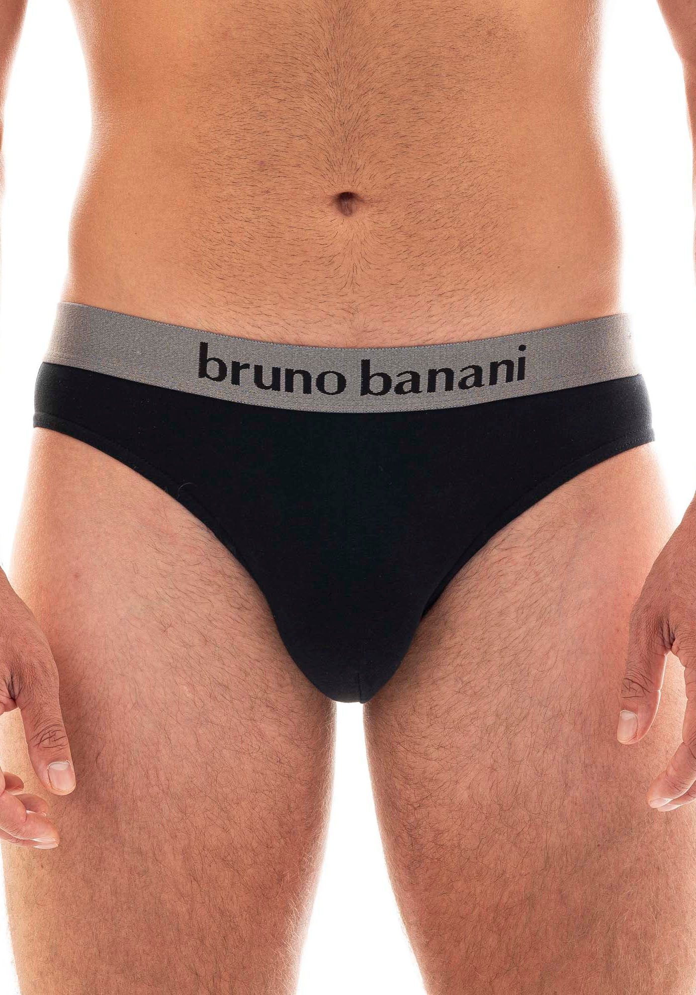 Bruno Banani Slip »Flowing«, (2er Pack), mit Logobund