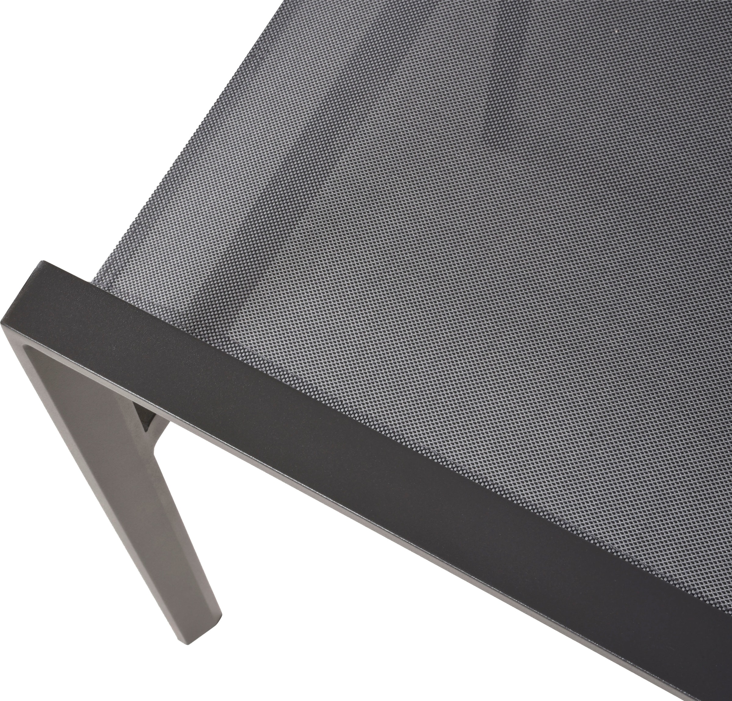 Garden Pleasure Garten-Essgruppe »NEREA«, (7 tlg., 1x Ausziehtisch, 6x Stapelstuhl), ausziehbarer Tisch, Stühle stapelbar, geeignet für 6 Personen