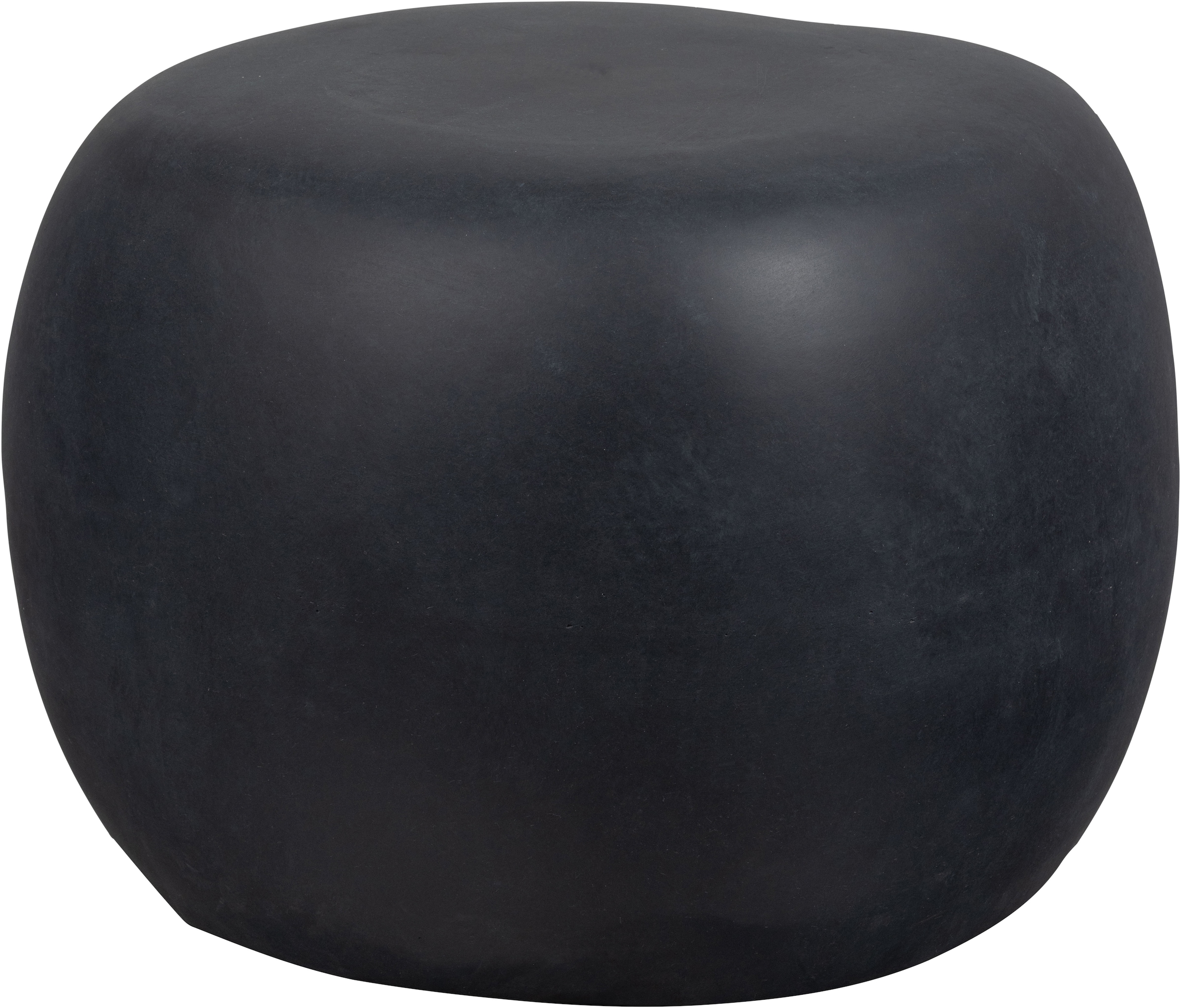 WOOOD Beistelltisch »Pebble Fiberclay in Betonoptik mit organischer Rundung« Tragkraft 90 kg, Glasfaser-Ton-Gemisch, offene Materialstruktur